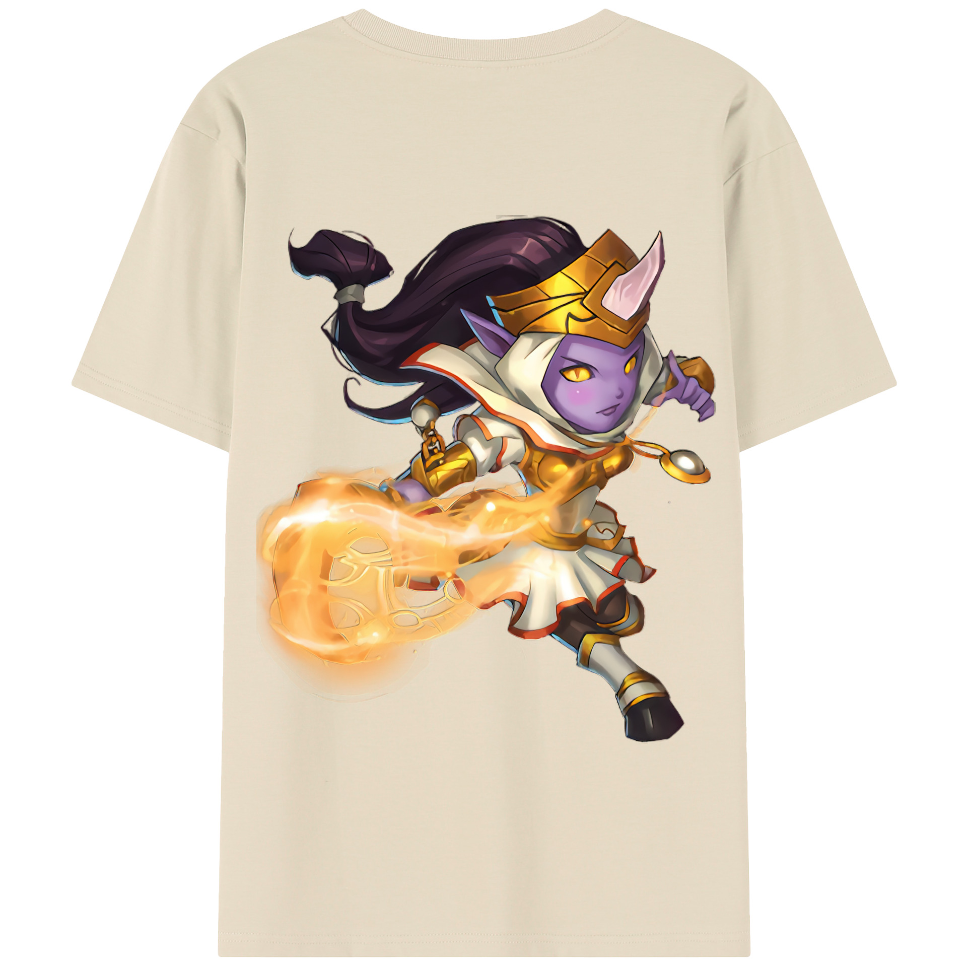 リーグ・オブ・レジェンド League of Legends LOL 綿100％半袖Tシャツ（背面プリント）