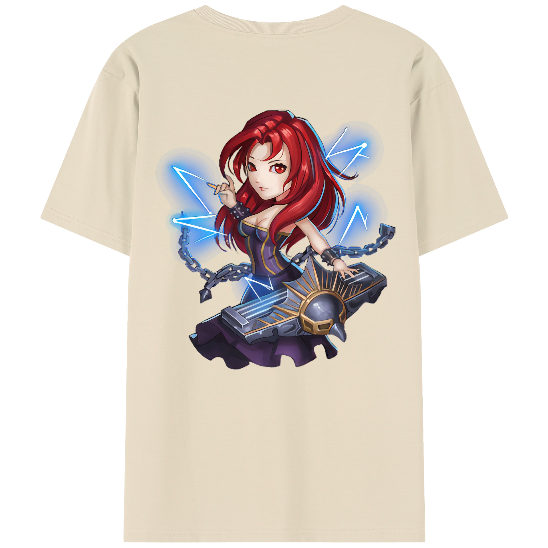 リーグ・オブ・レジェンド League of Legends LOL 綿100％半袖Tシャツ（背面プリント）
