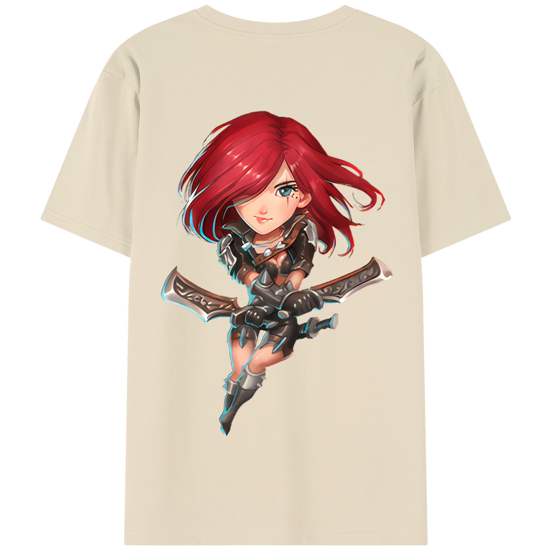 リーグ・オブ・レジェンド League of Legends LOL 綿100％半袖Tシャツ（背面プリント）