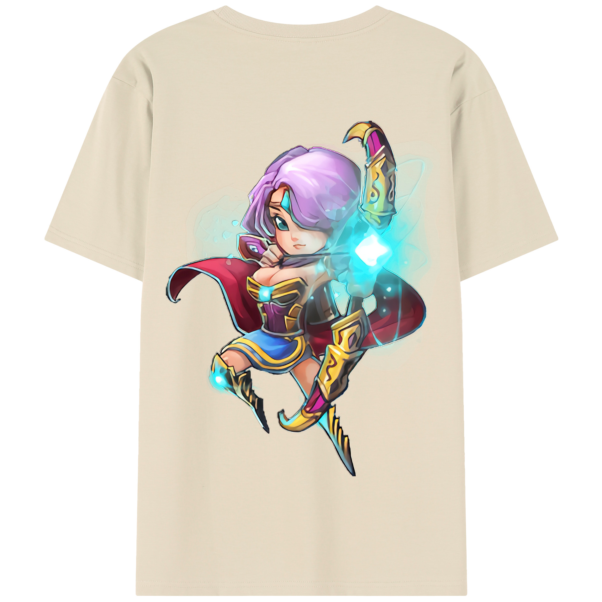 リーグ・オブ・レジェンド League of Legends LOL 綿100％半袖Tシャツ（背面プリント）