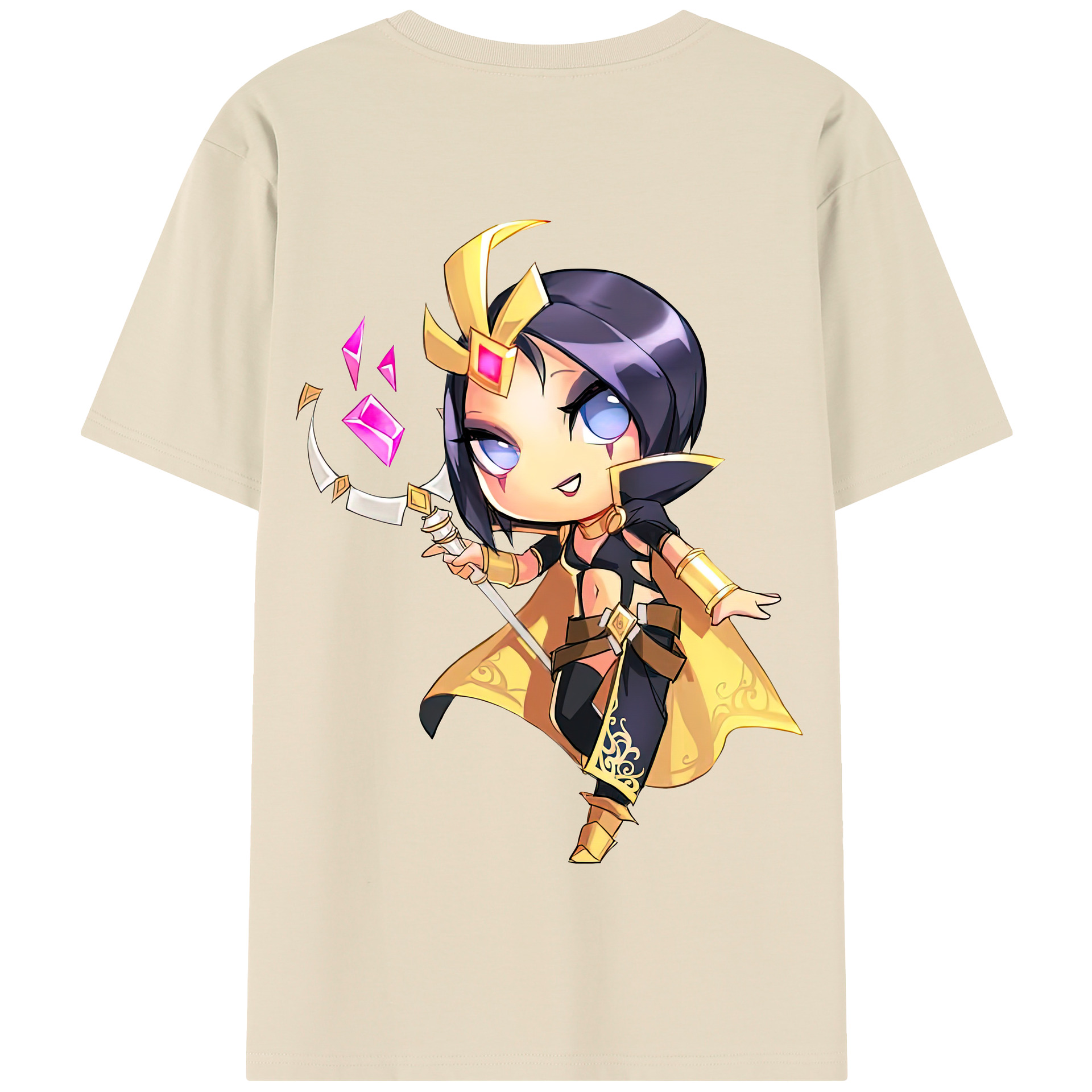 リーグ・オブ・レジェンド League of Legends LOL 綿100％半袖Tシャツ（背面プリント）