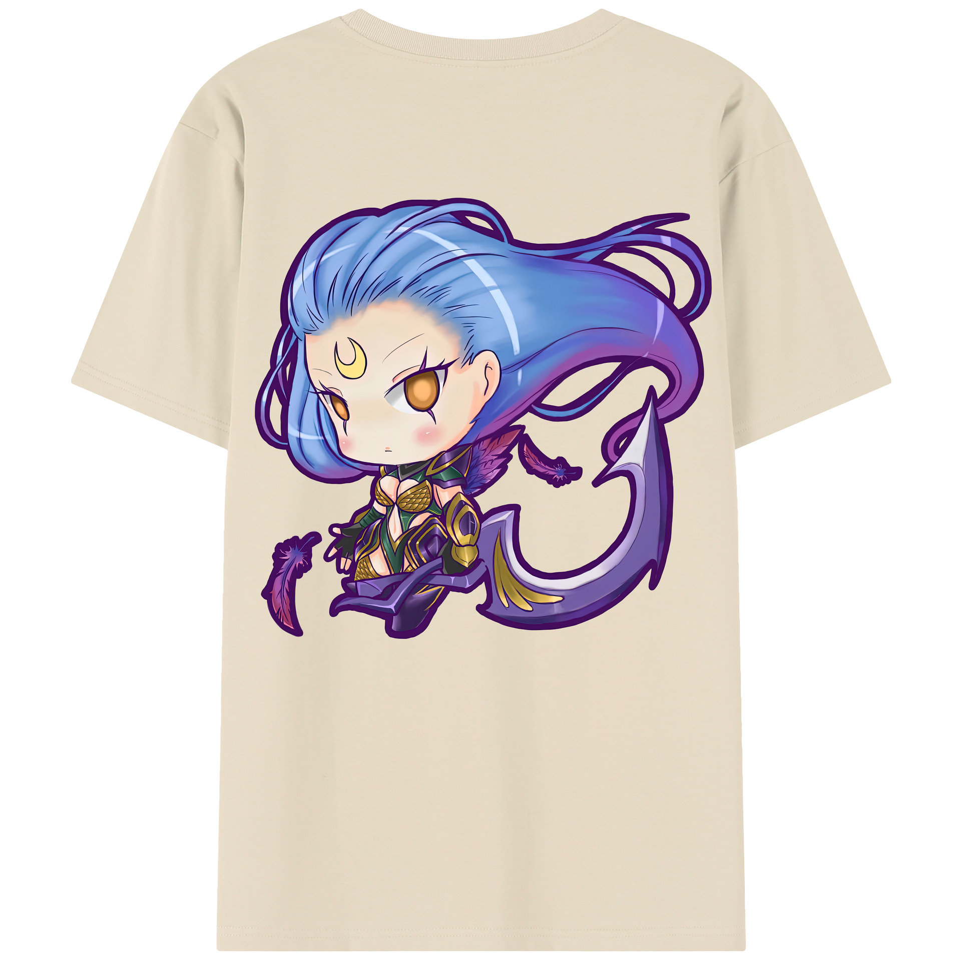 リーグ・オブ・レジェンド League of Legends LOL 綿100％半袖Tシャツ（背面プリント）