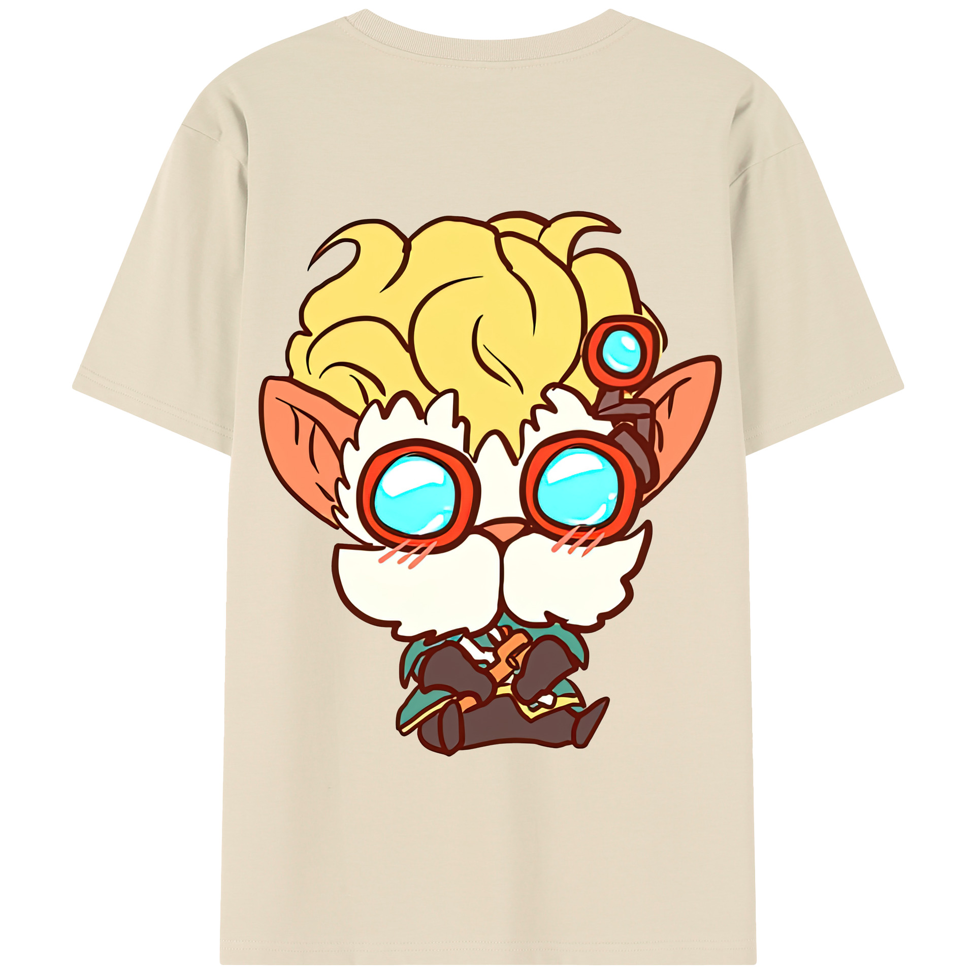 リーグ・オブ・レジェンド League of Legends LOL 綿100％半袖Tシャツ（背面プリント）