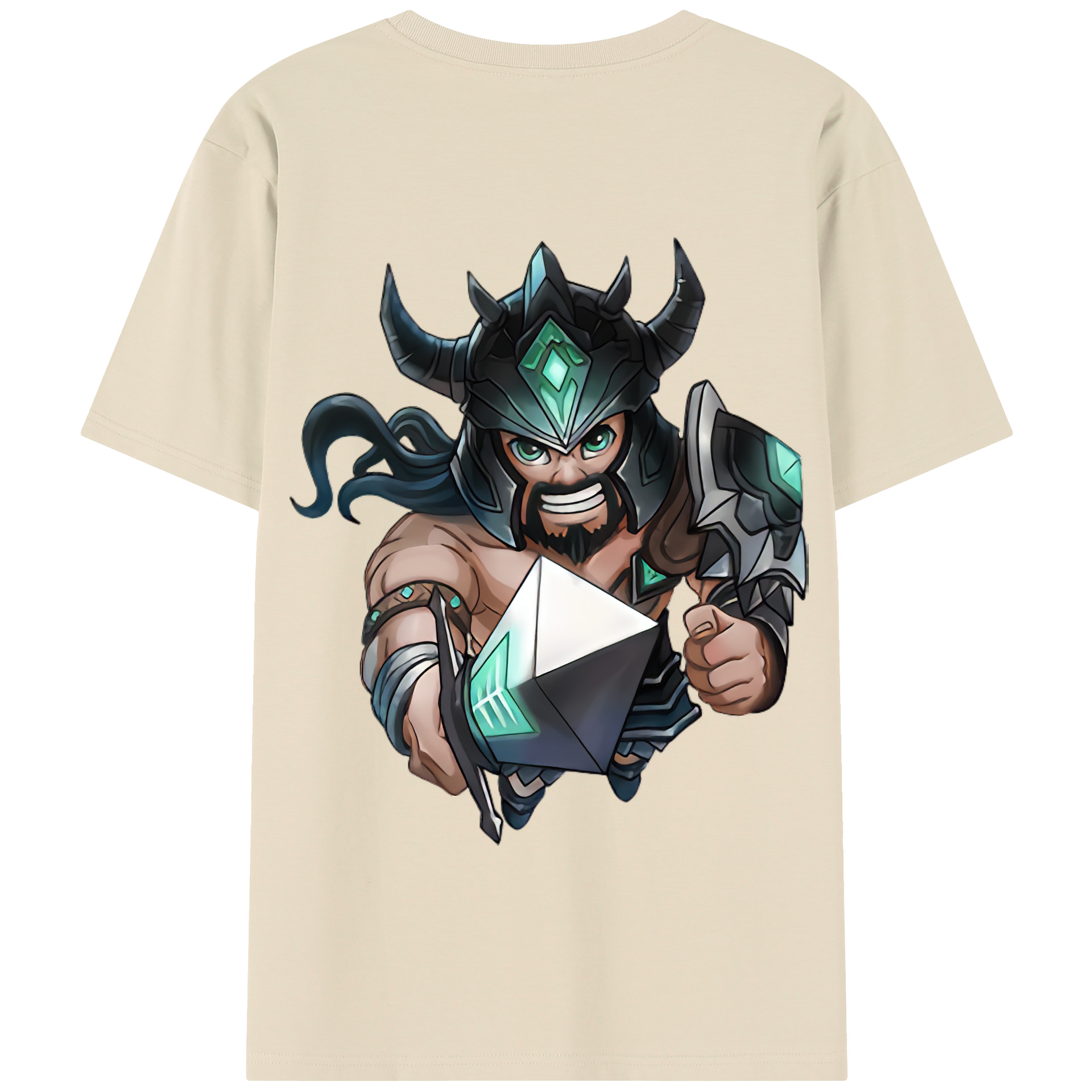 リーグ・オブ・レジェンド League of Legends LOL 綿100％半袖Tシャツ（背面プリント）