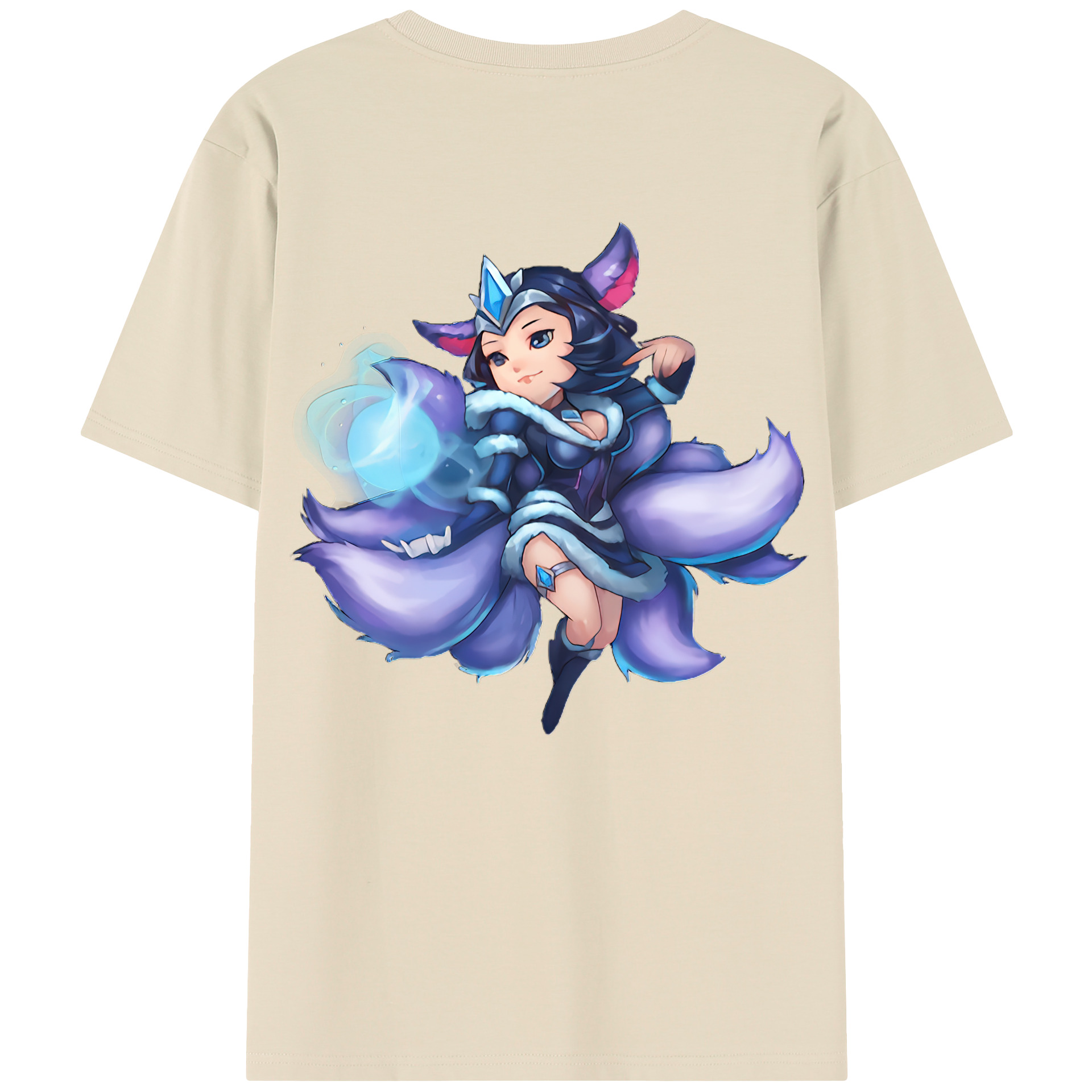 リーグ・オブ・レジェンド League of Legends LOL 綿100％半袖Tシャツ（背面プリント）