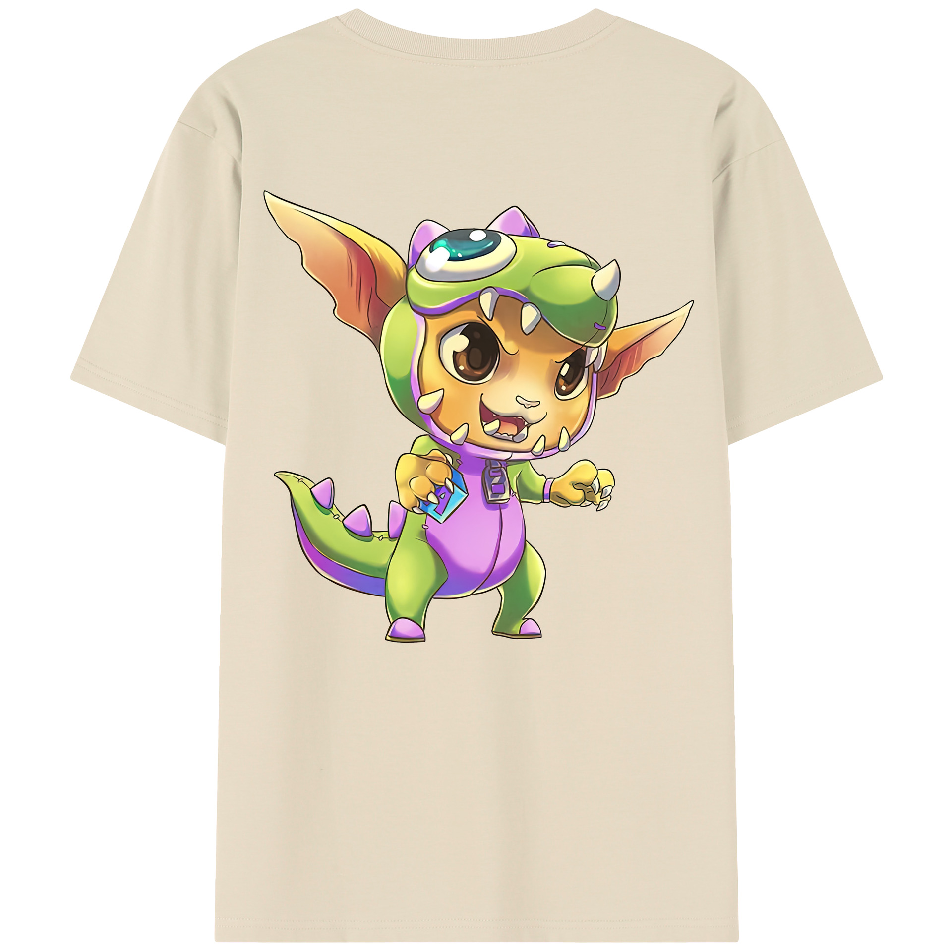 （画像用） リーグ・オブ・レジェンド League of Legends LOL 綿100％半袖Tシャツ（背面プリント）