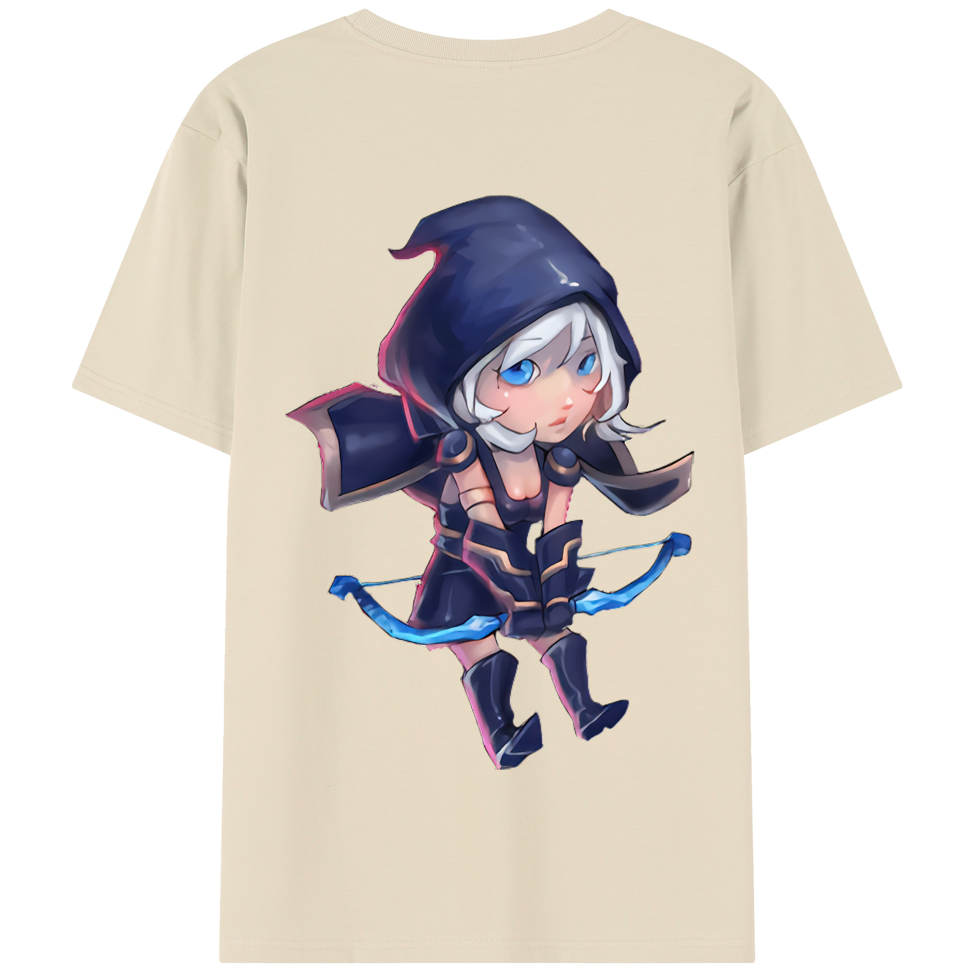 リーグ・オブ・レジェンド League of Legends LOL 綿100％半袖Tシャツ（背面プリント）