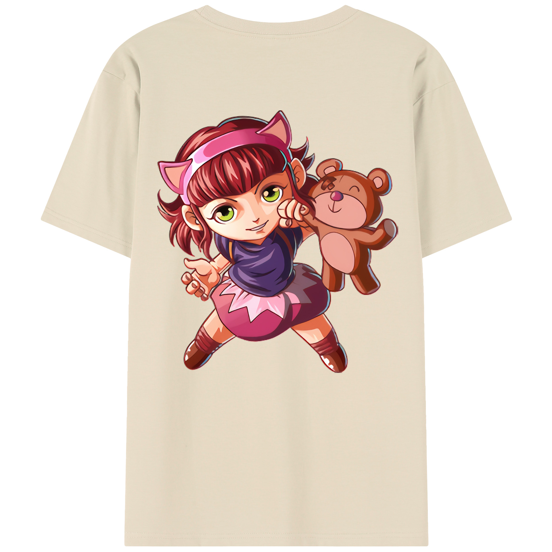 リーグ・オブ・レジェンド League of Legends LOL 綿100％半袖Tシャツ（背面プリント）
