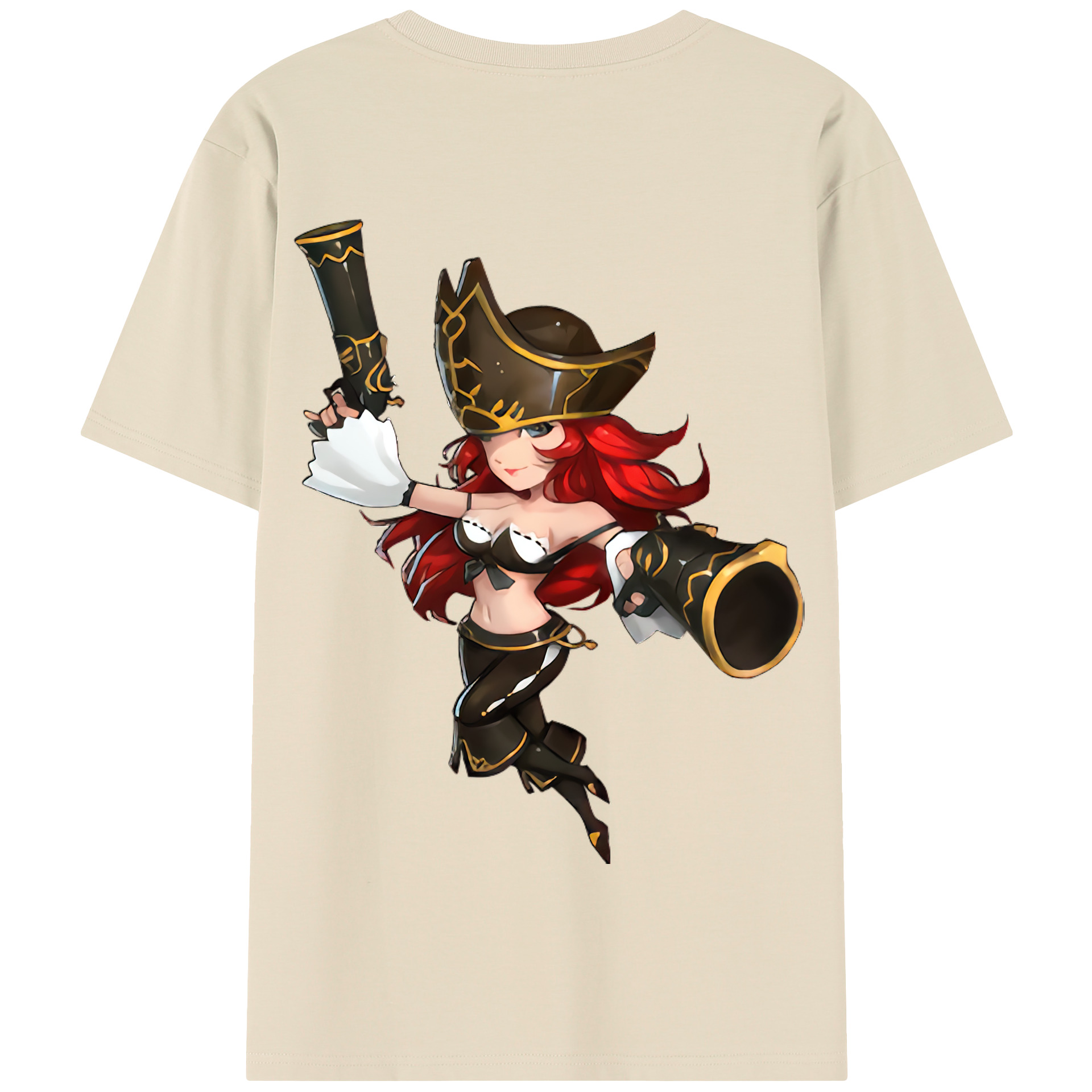 リーグ・オブ・レジェンド League of Legends LOL 綿100％半袖Tシャツ（背面プリント）