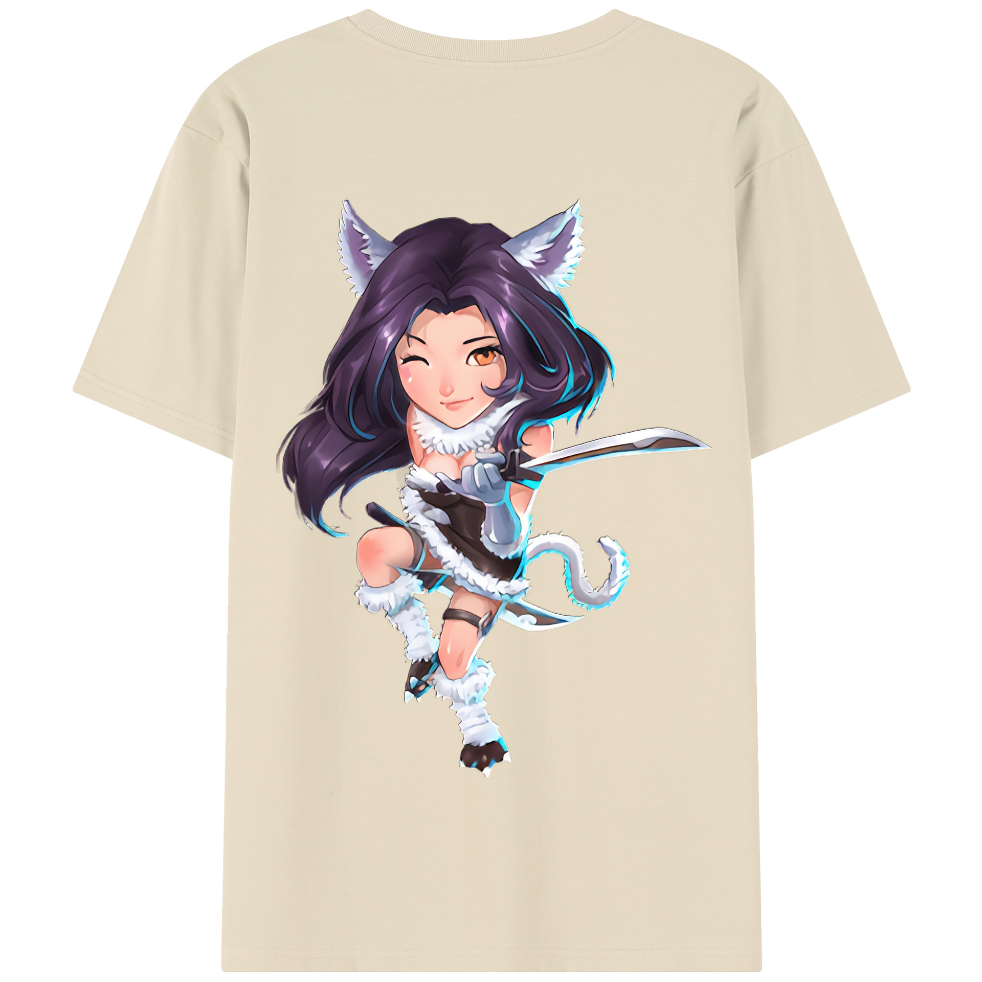 リーグ・オブ・レジェンド League of Legends LOL 綿100％半袖Tシャツ（背面プリント）