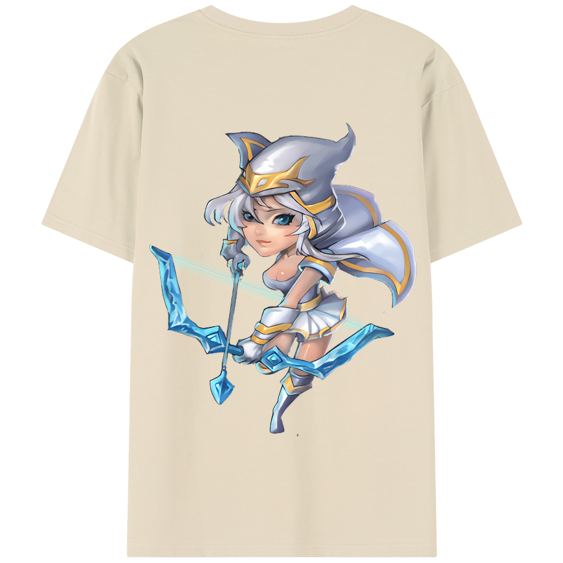 リーグ・オブ・レジェンド League of Legends LOL 綿100％半袖Tシャツ（背面プリント）