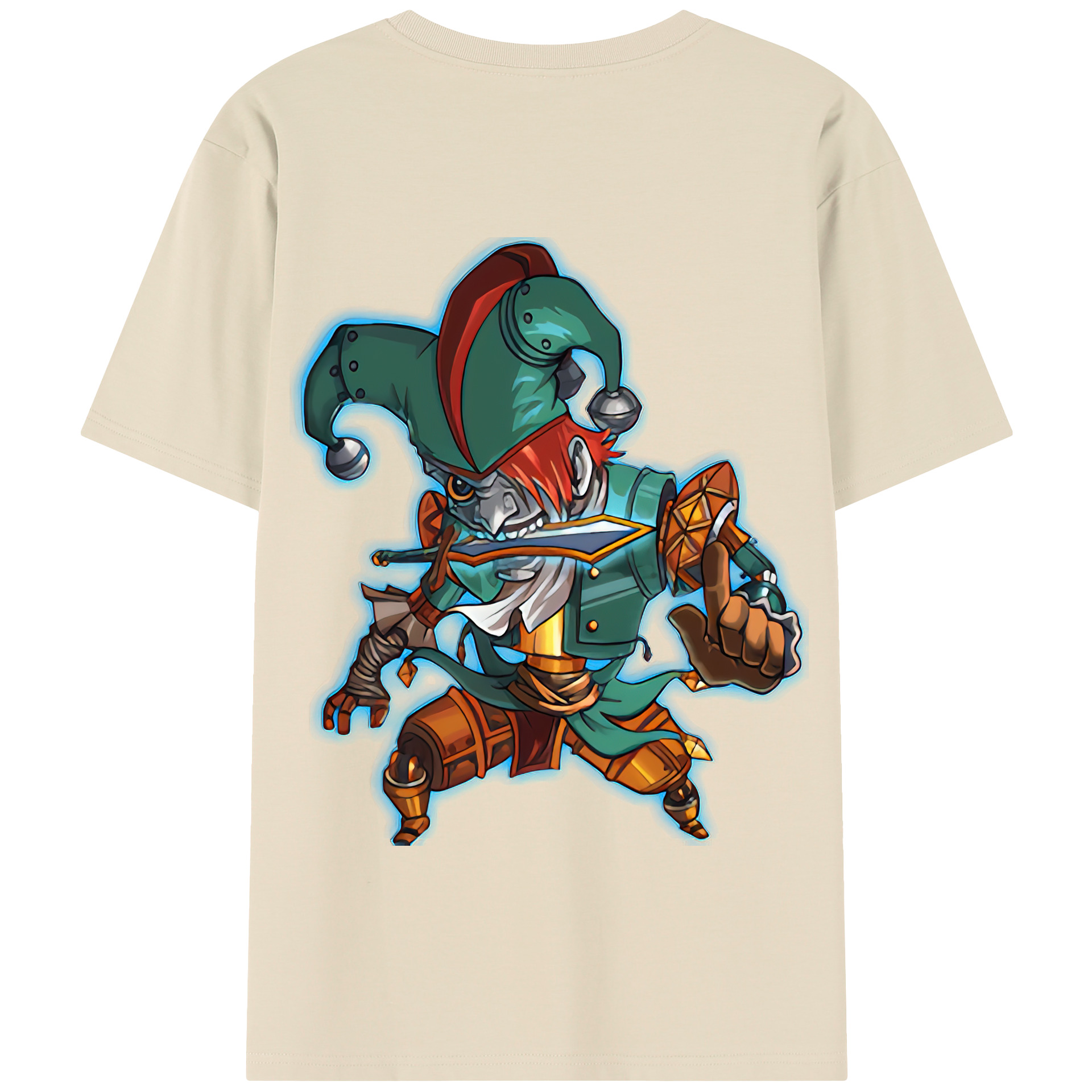 リーグ・オブ・レジェンド League of Legends LOL 綿100％半袖Tシャツ（背面プリント）