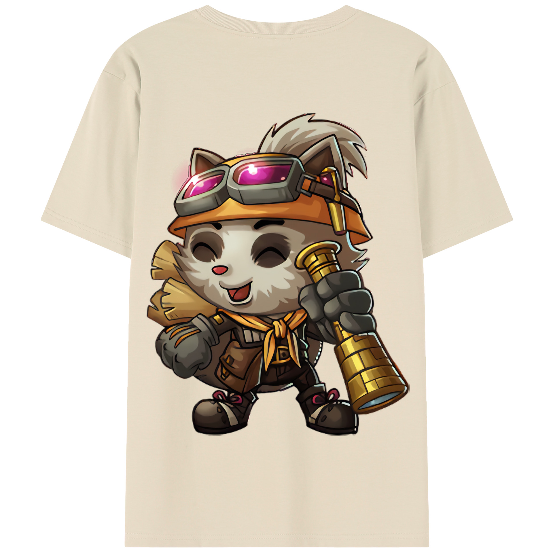リーグ・オブ・レジェンド League of Legends LOL 綿100％半袖Tシャツ（背面プリント）