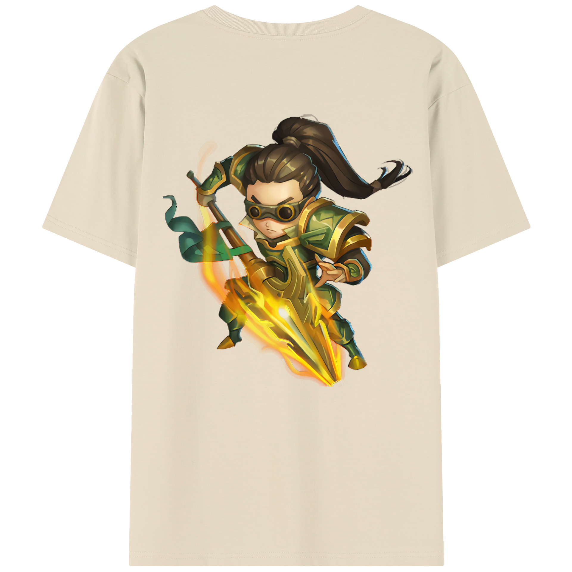 リーグ・オブ・レジェンド League of Legends LOL 綿100％半袖Tシャツ（背面プリント）