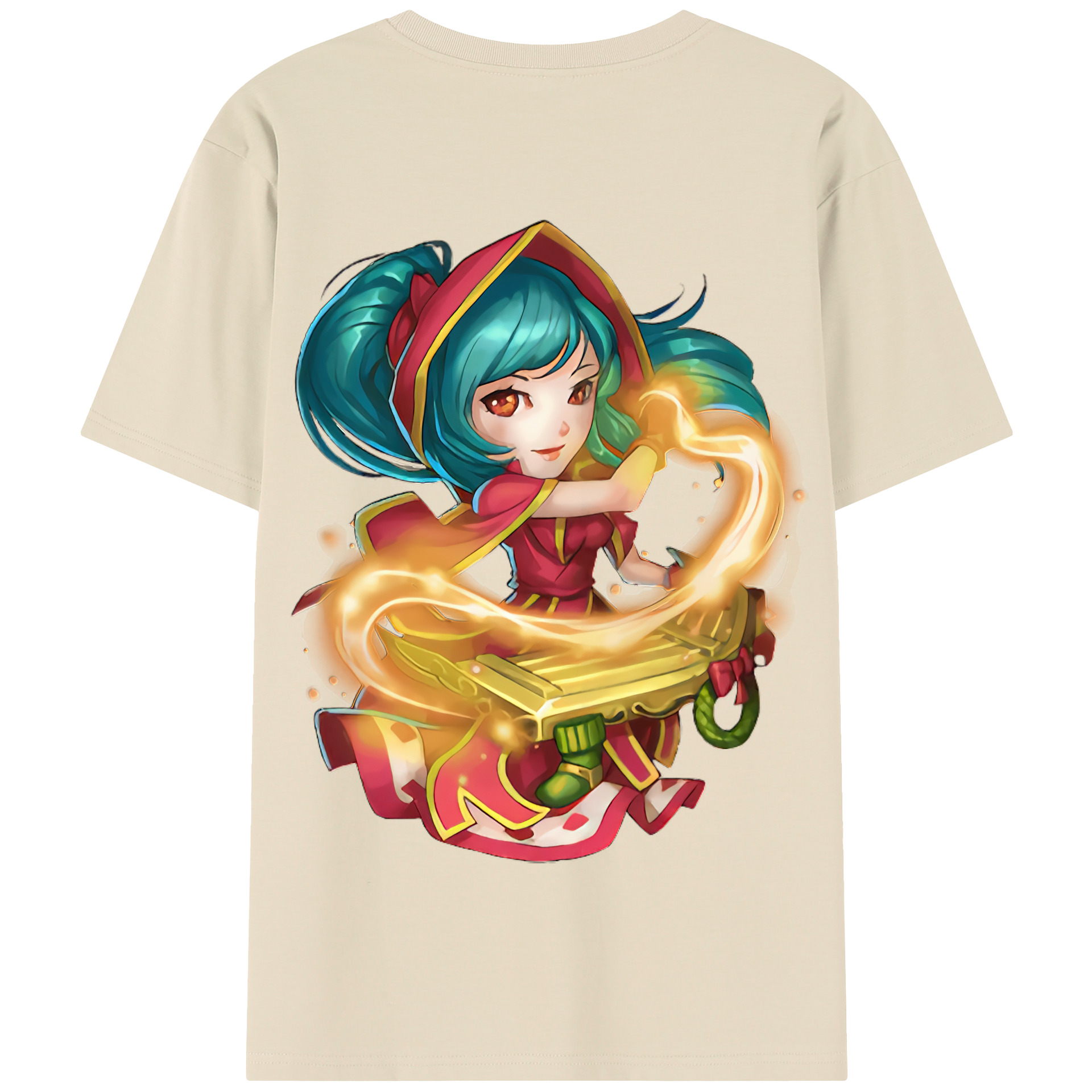 リーグ・オブ・レジェンド League of Legends LOL 綿100％半袖Tシャツ（背面プリント）