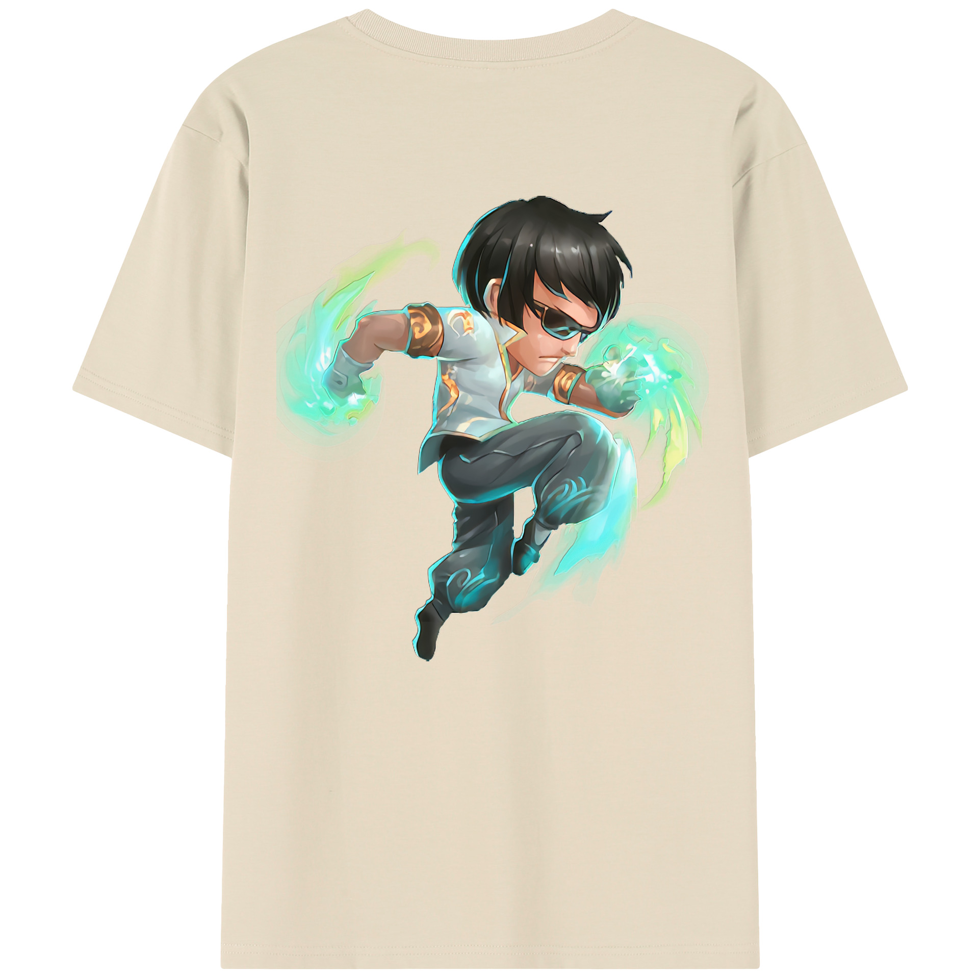 リーグ・オブ・レジェンド League of Legends LOL 綿100％半袖Tシャツ（背面プリント）