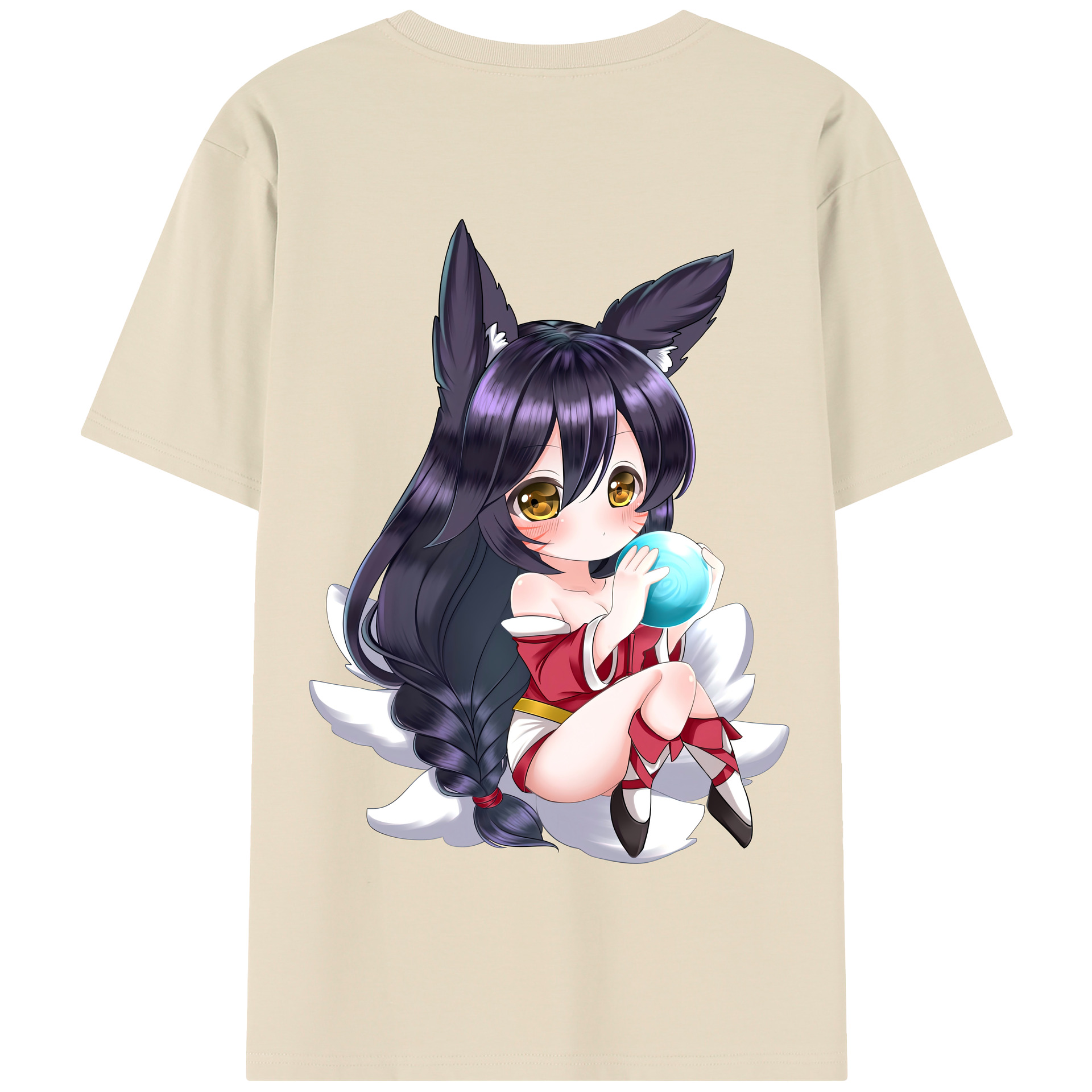 （画像用） リーグ・オブ・レジェンド League of Legends LOL 綿100％半袖Tシャツ（背面プリント）