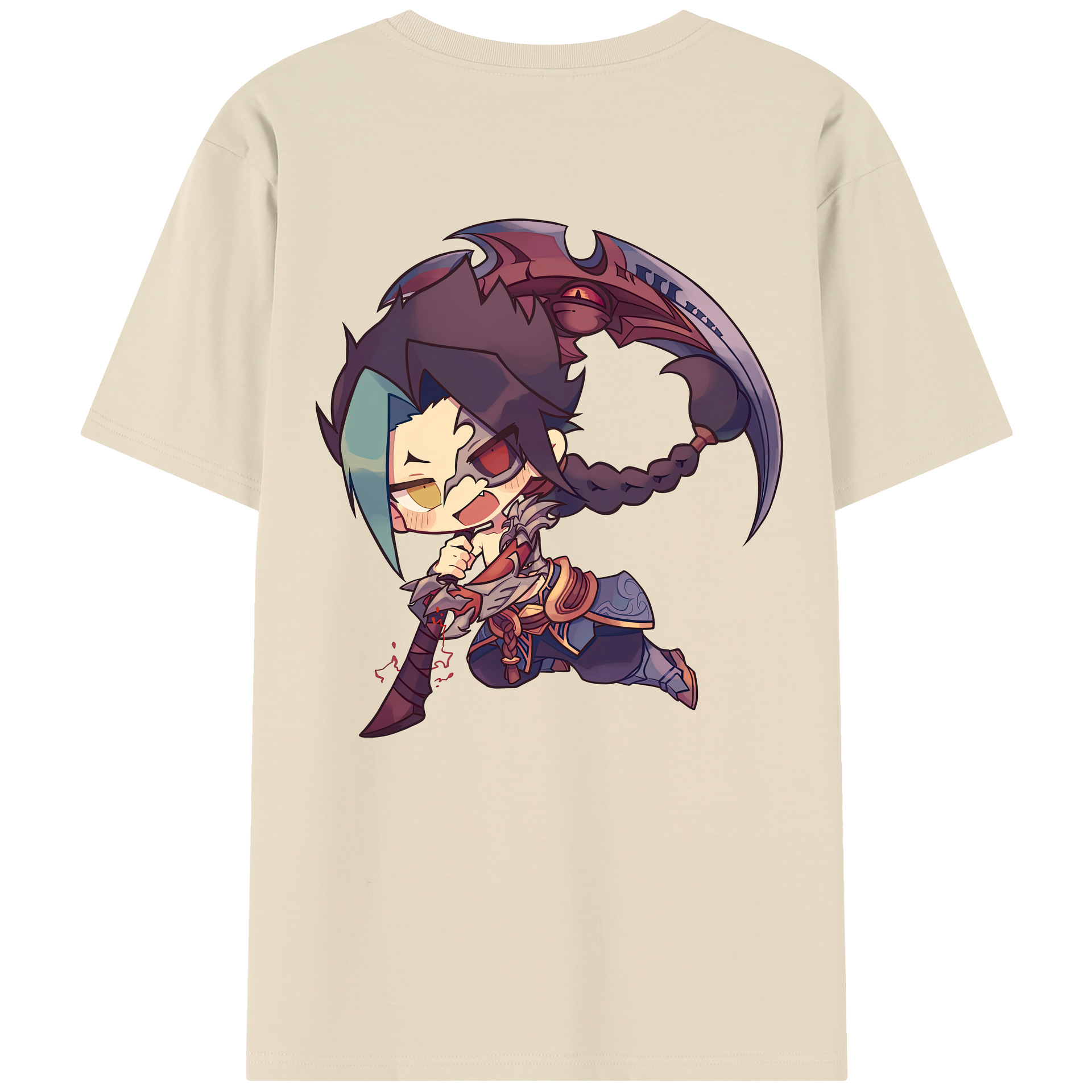 リーグ・オブ・レジェンド League of Legends LOL 綿100％半袖Tシャツ（背面プリント）