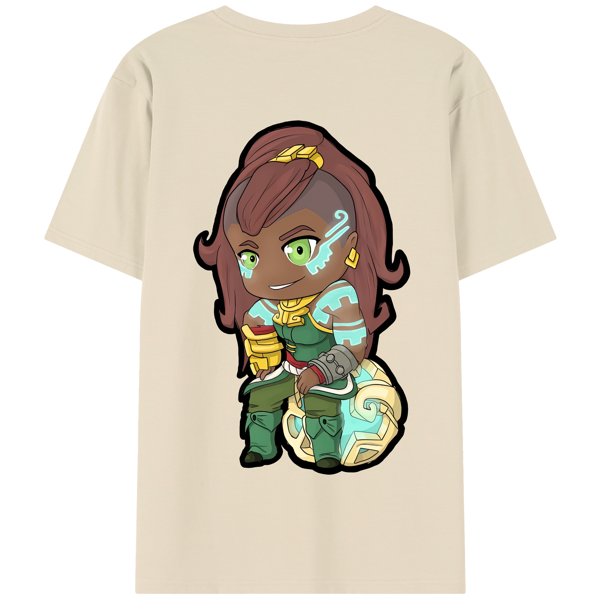 リーグ・オブ・レジェンド League of Legends LOL 綿100％半袖Tシャツ（背面プリント）