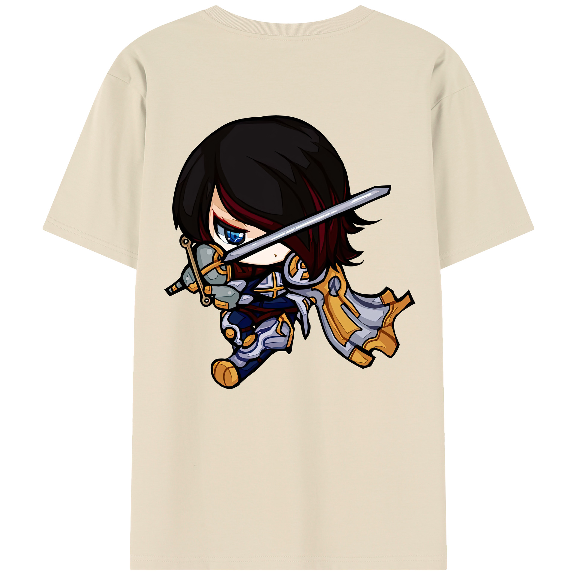 リーグ・オブ・レジェンド League of Legends LOL 綿100％半袖Tシャツ（背面プリント）