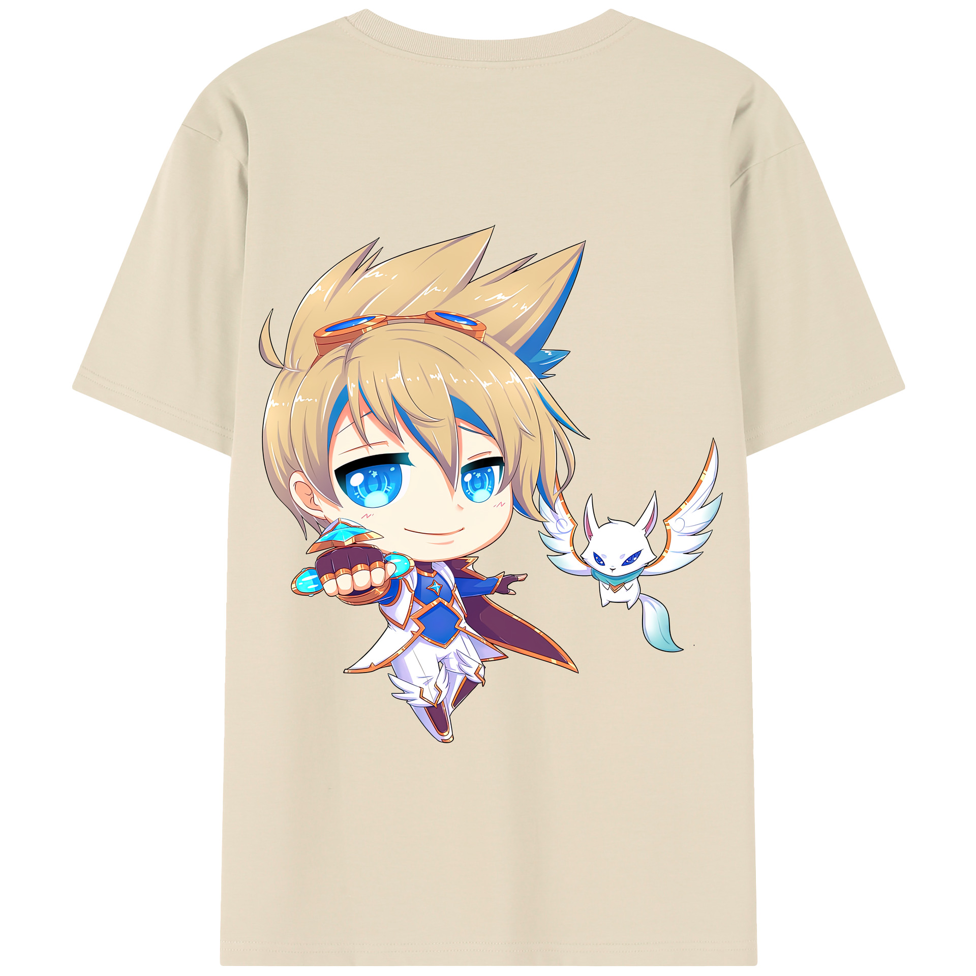 リーグ・オブ・レジェンド League of Legends LOL 綿100％半袖Tシャツ（背面プリント）