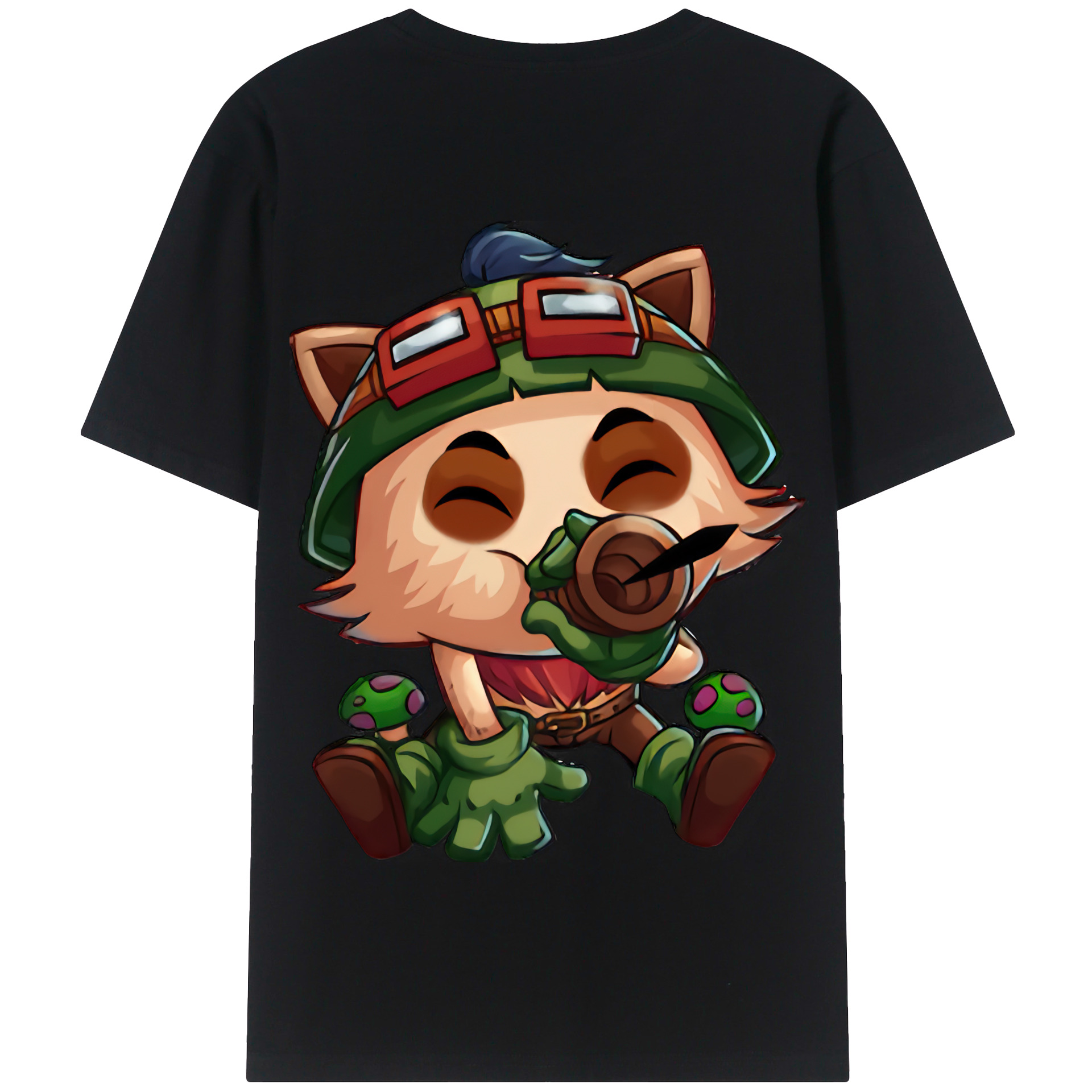 リーグ・オブ・レジェンド League of Legends LOL 綿100％半袖Tシャツ（背面プリント）