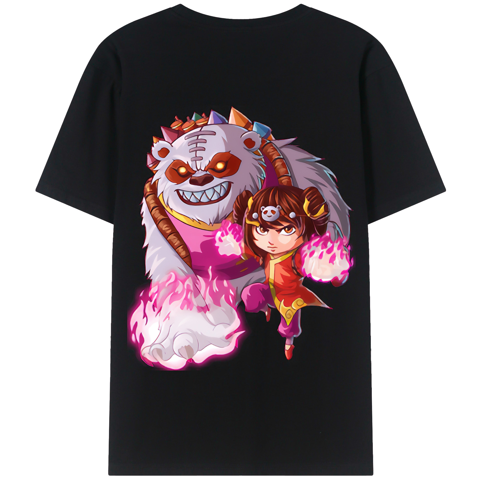リーグ・オブ・レジェンド League of Legends LOL 綿100％半袖Tシャツ（背面プリント）