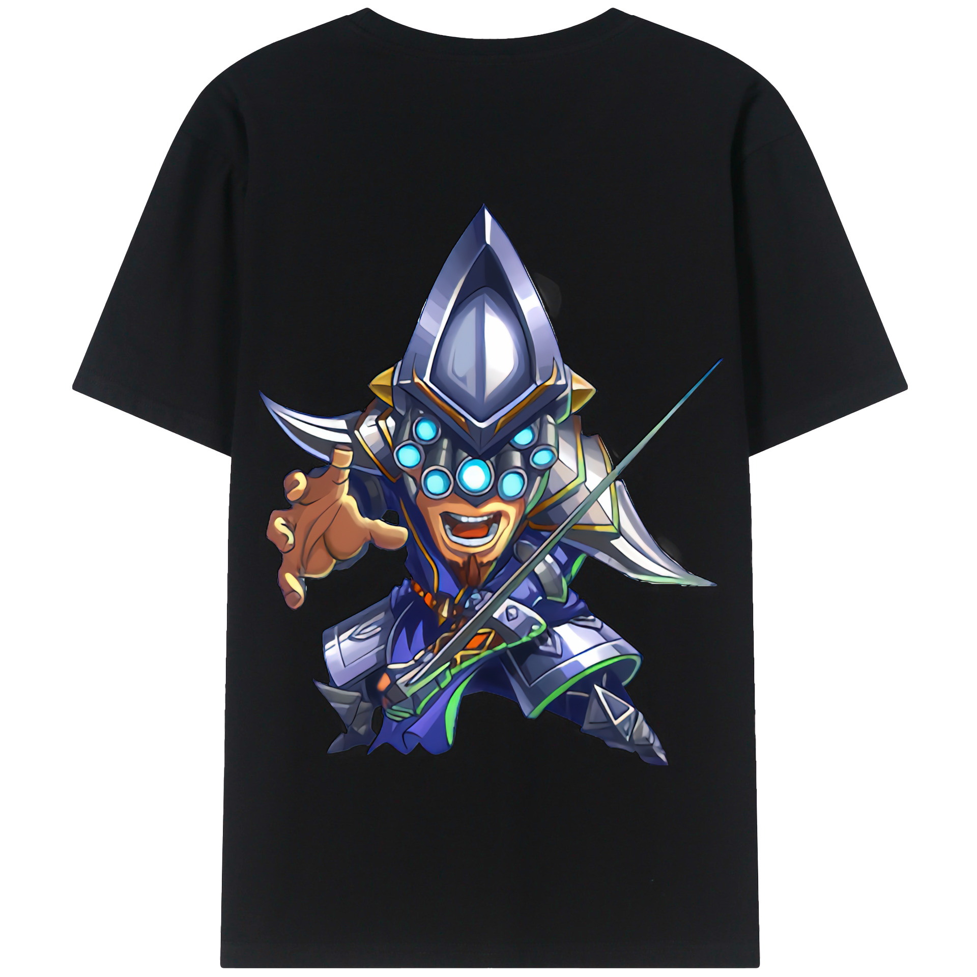 リーグ・オブ・レジェンド League of Legends LOL 綿100％半袖Tシャツ（背面プリント）