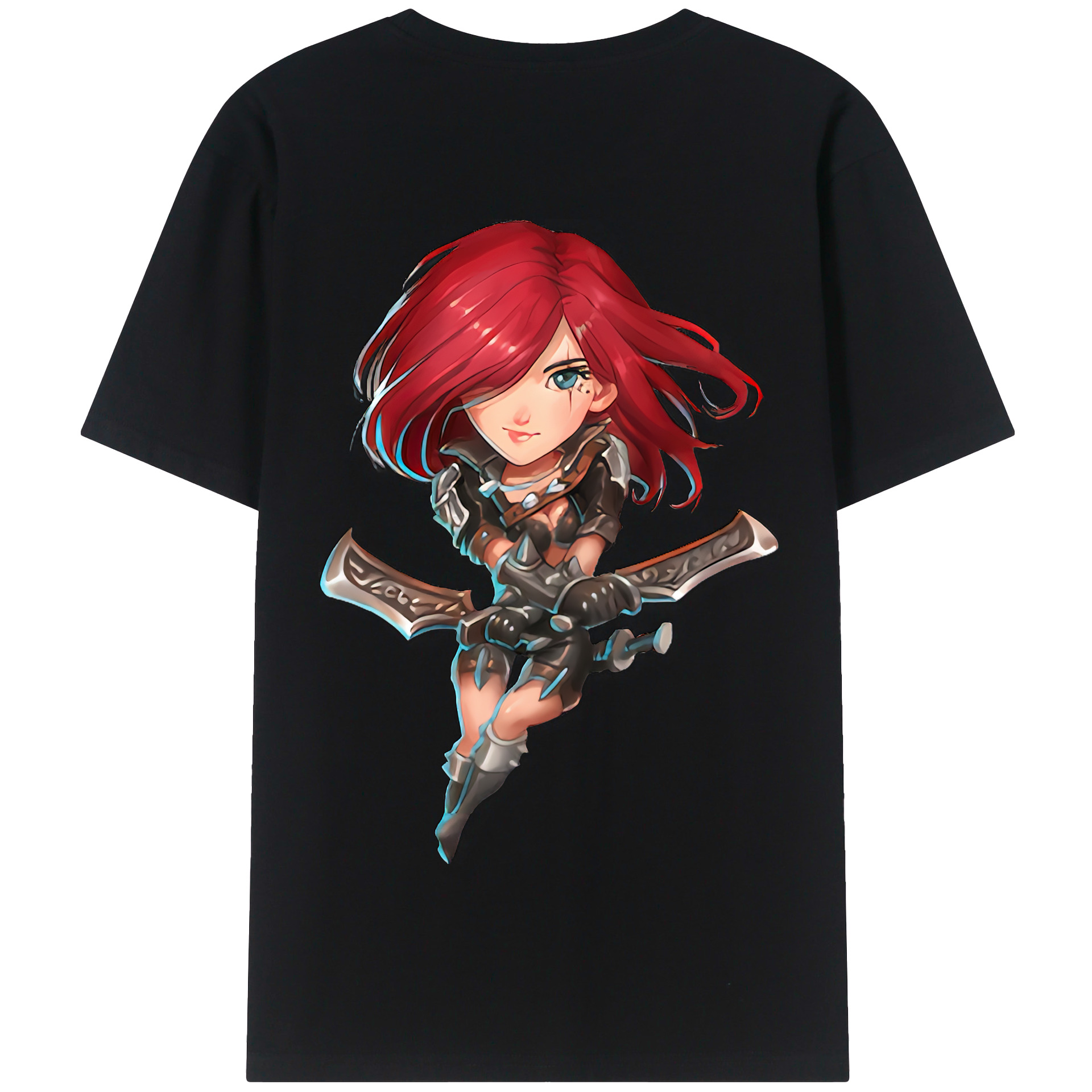 リーグ・オブ・レジェンド League of Legends LOL 綿100％半袖Tシャツ（背面プリント）
