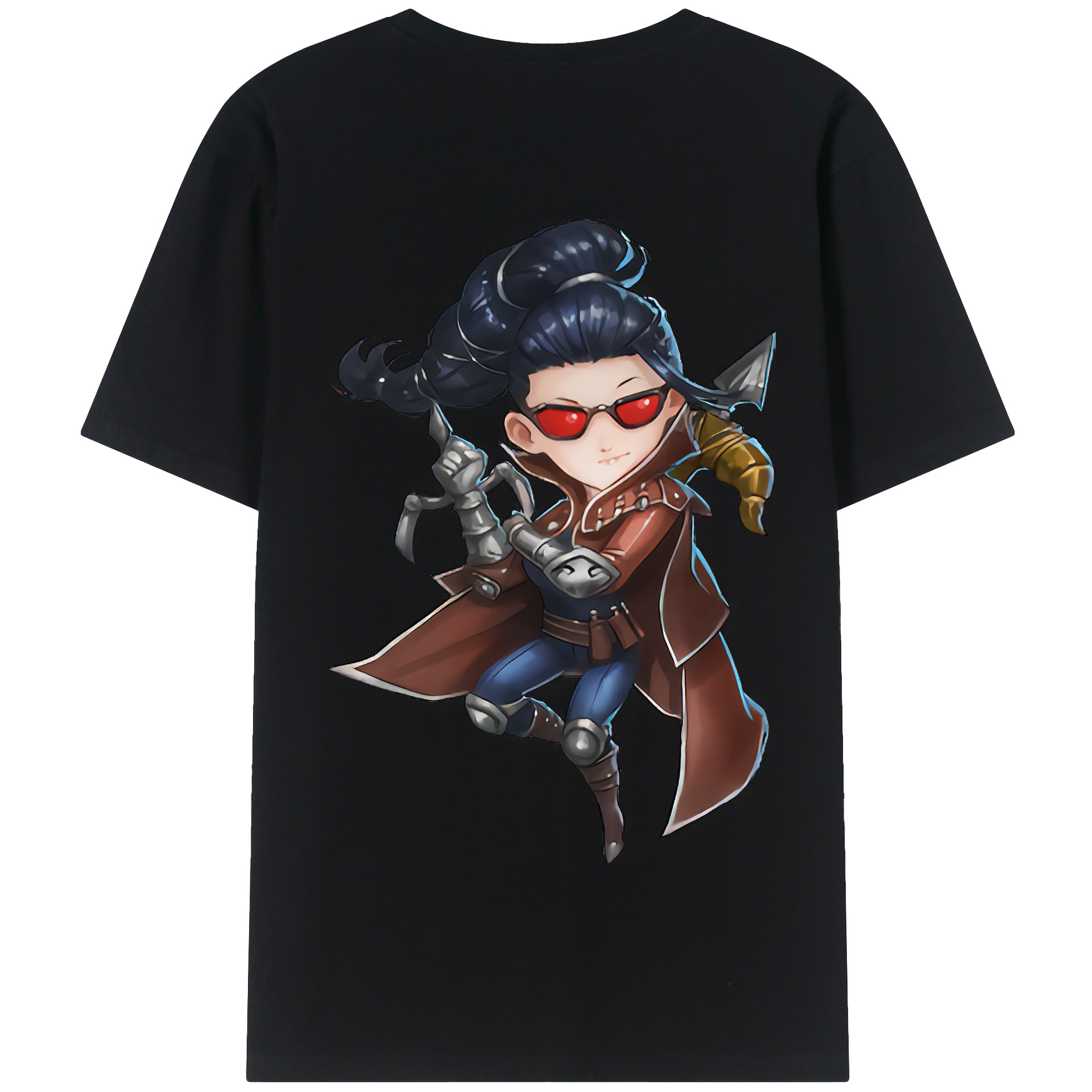 リーグ・オブ・レジェンド League of Legends LOL 綿100％半袖Tシャツ（背面プリント）