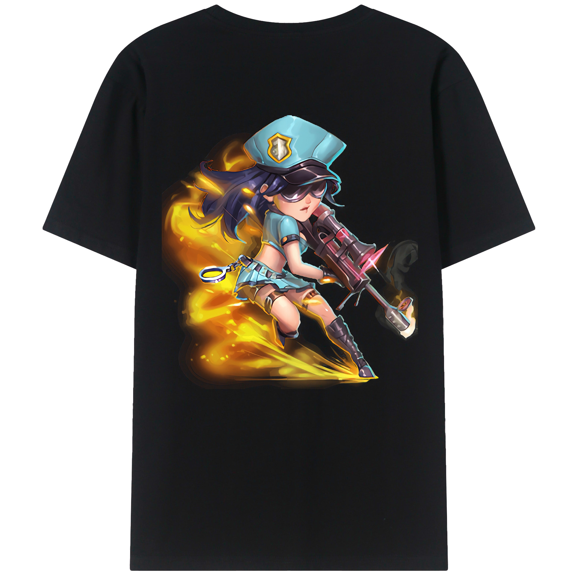 リーグ・オブ・レジェンド League of Legends LOL 綿100％半袖Tシャツ（背面プリント）