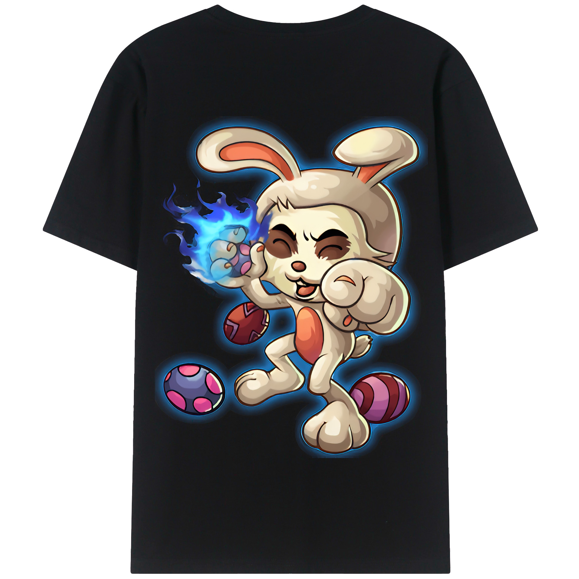 リーグ・オブ・レジェンド League of Legends LOL 綿100％半袖Tシャツ（背面プリント）