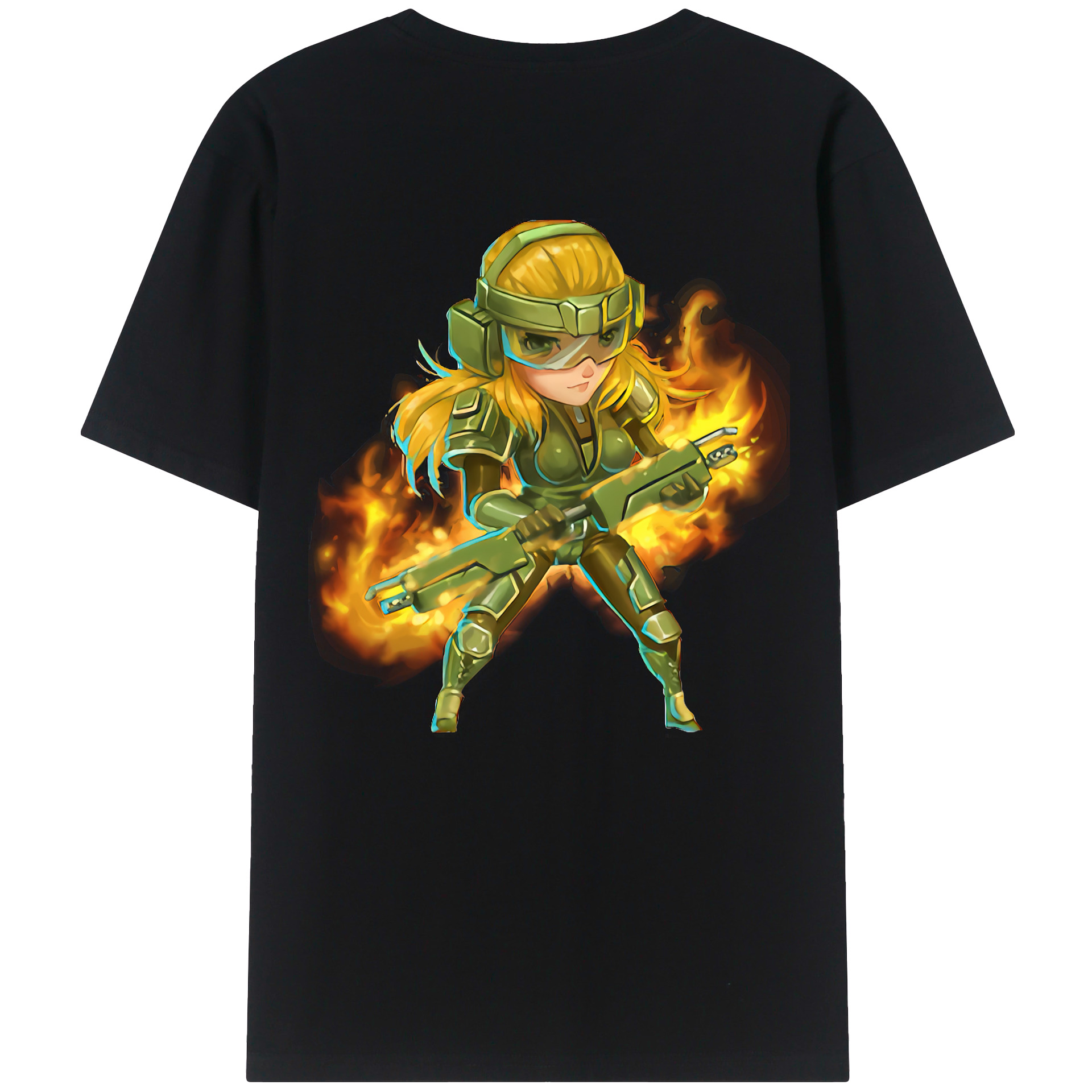 リーグ・オブ・レジェンド League of Legends LOL 綿100％半袖Tシャツ（背面プリント）