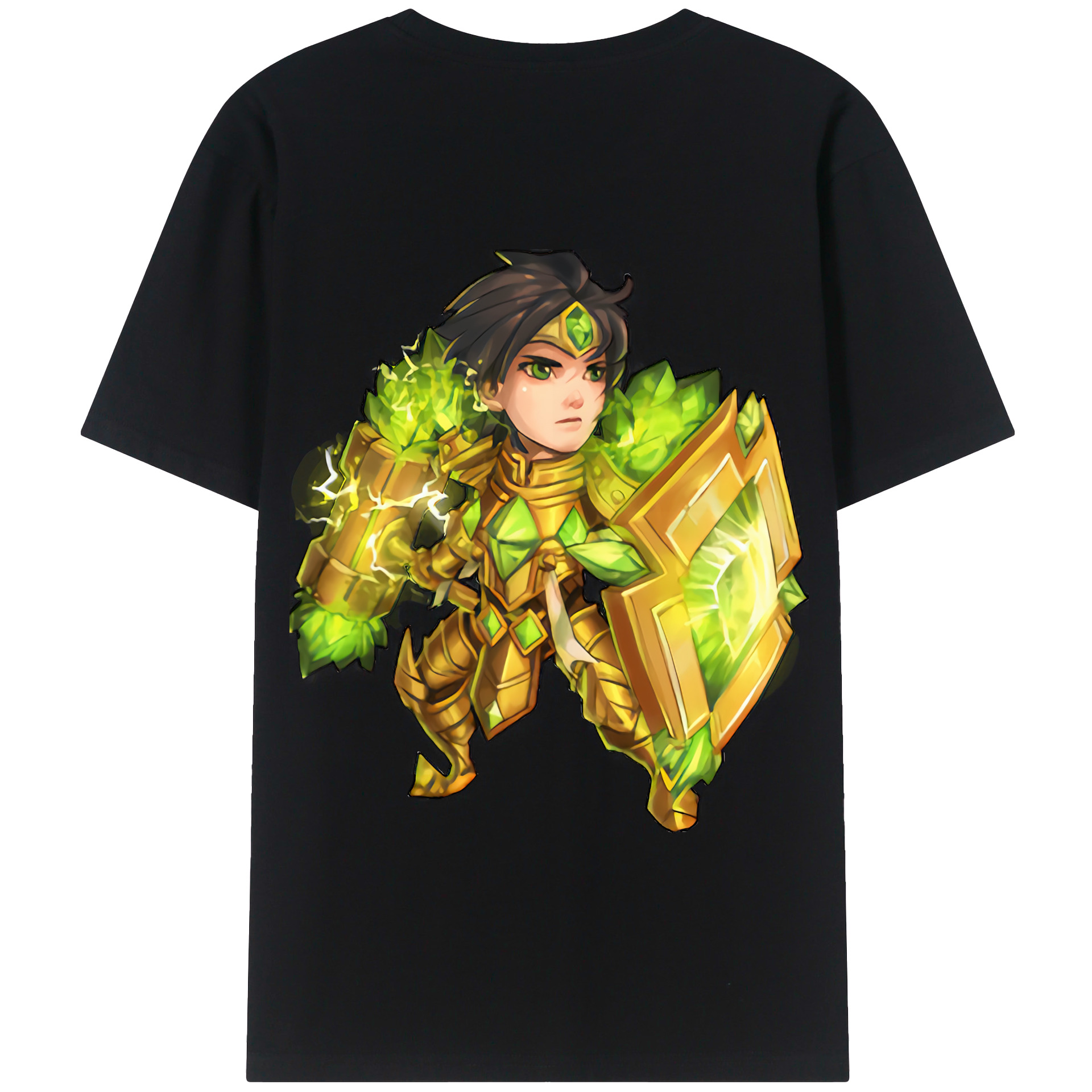 リーグ・オブ・レジェンド League of Legends LOL 綿100％半袖Tシャツ（背面プリント）