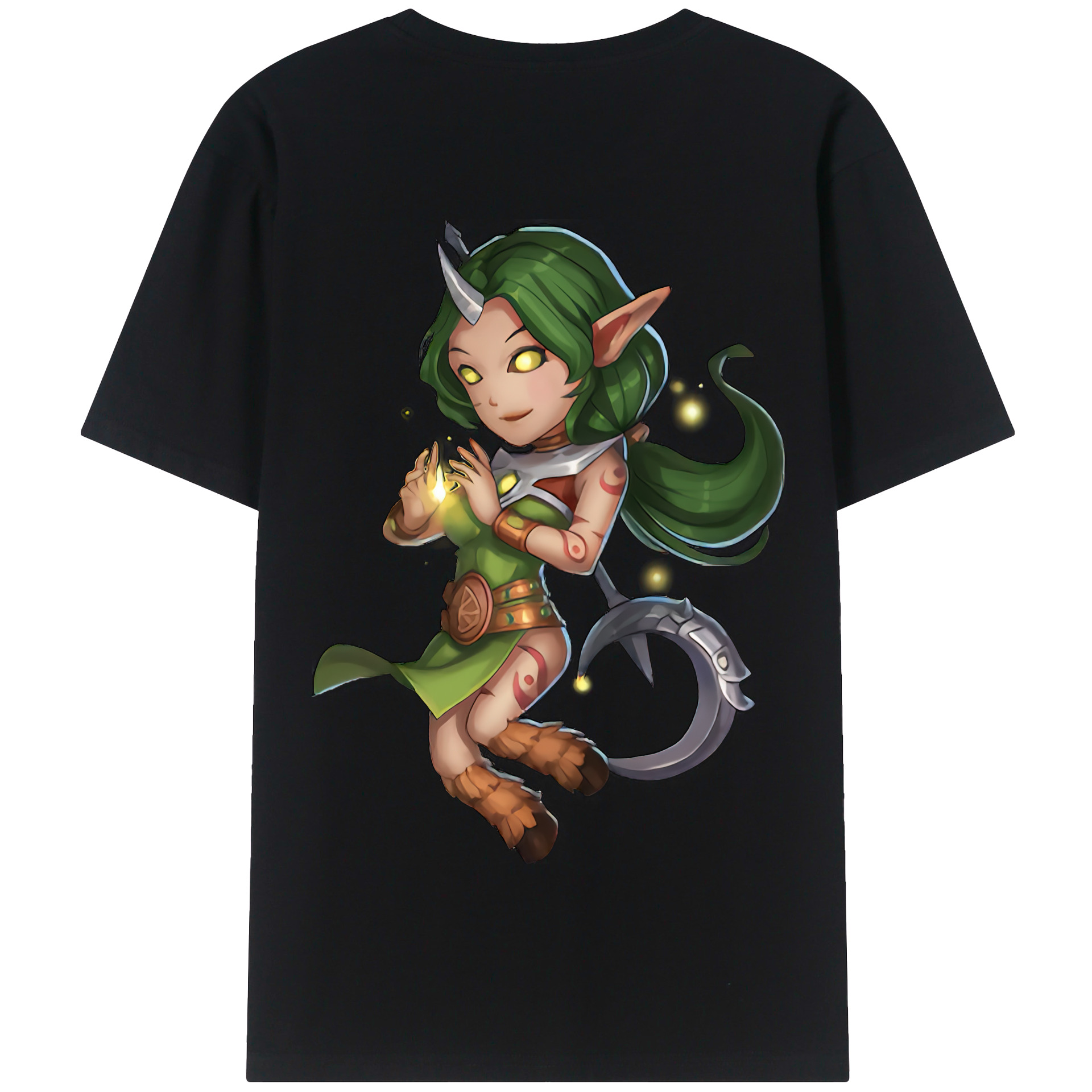 リーグ・オブ・レジェンド League of Legends LOL 綿100％半袖Tシャツ（背面プリント）