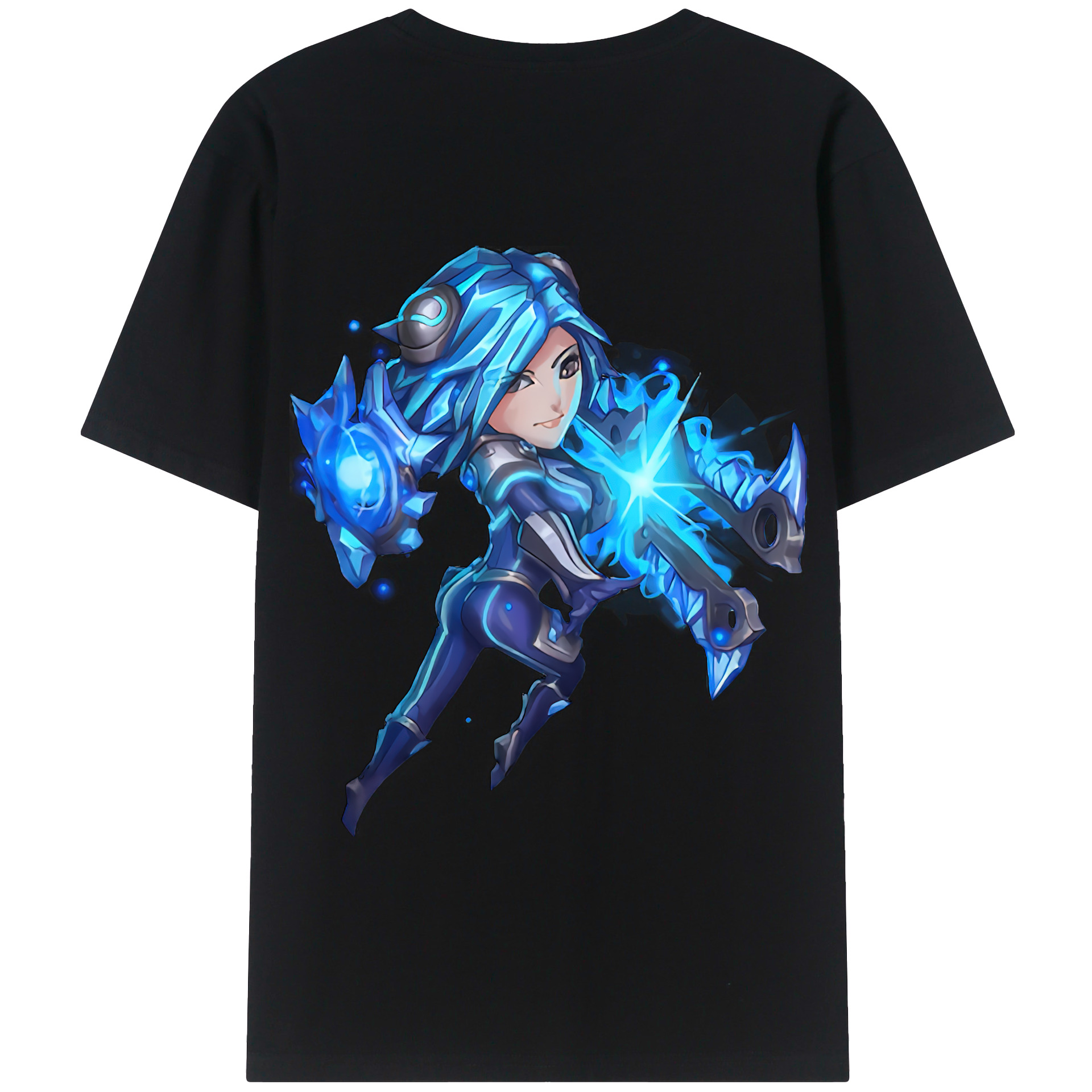 リーグ・オブ・レジェンド League of Legends LOL 綿100％半袖Tシャツ（背面プリント）