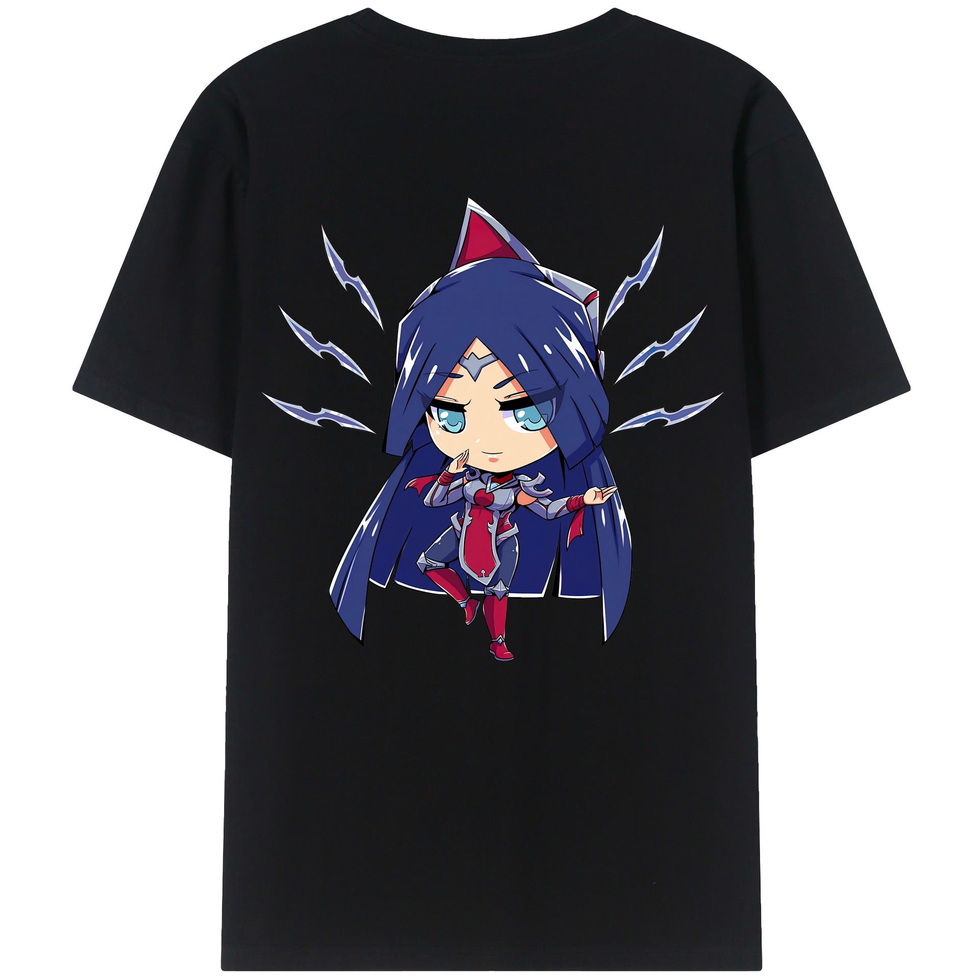 リーグ・オブ・レジェンド League of Legends LOL 綿100％半袖Tシャツ（背面プリント）
