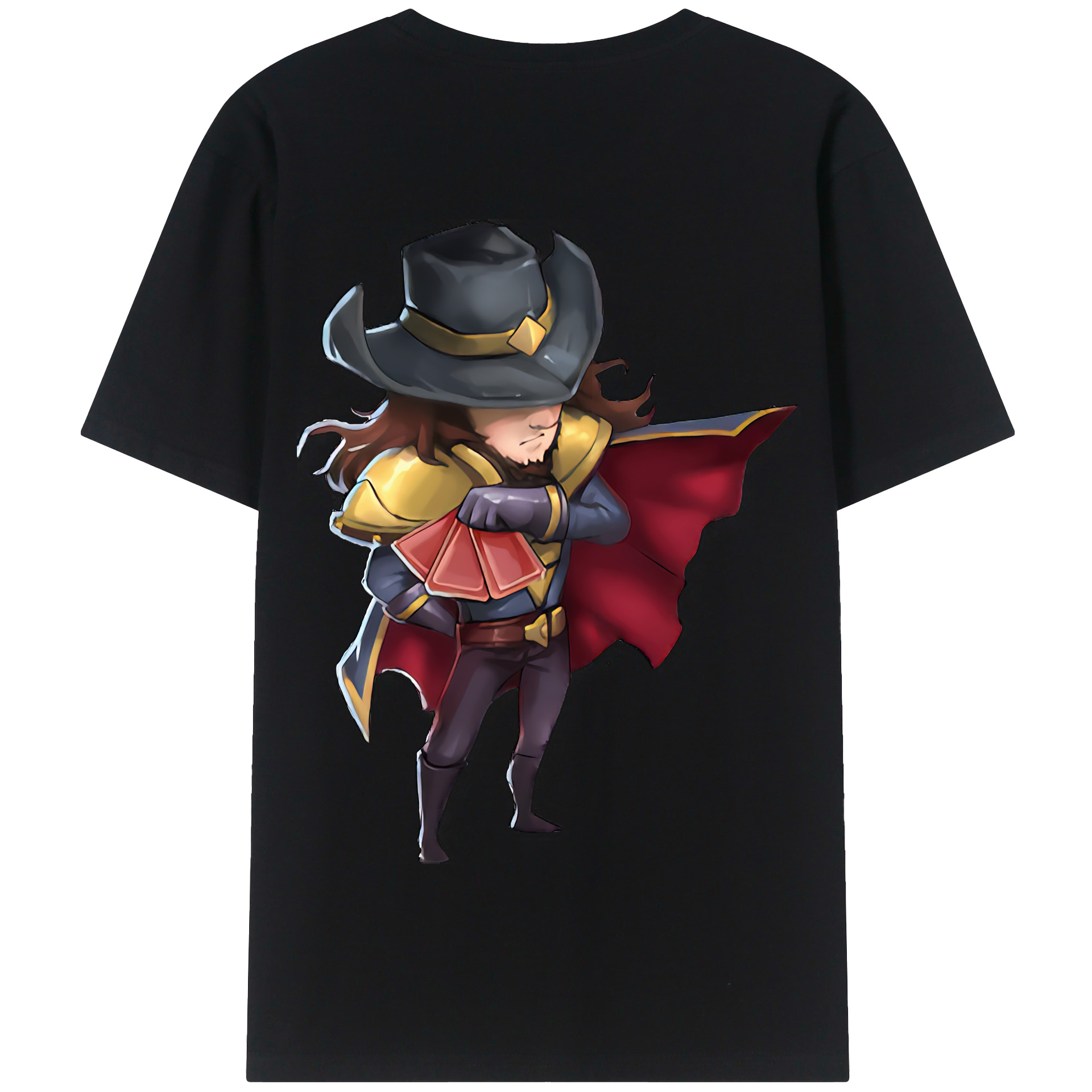 リーグ・オブ・レジェンド League of Legends LOL 綿100％半袖Tシャツ（背面プリント）