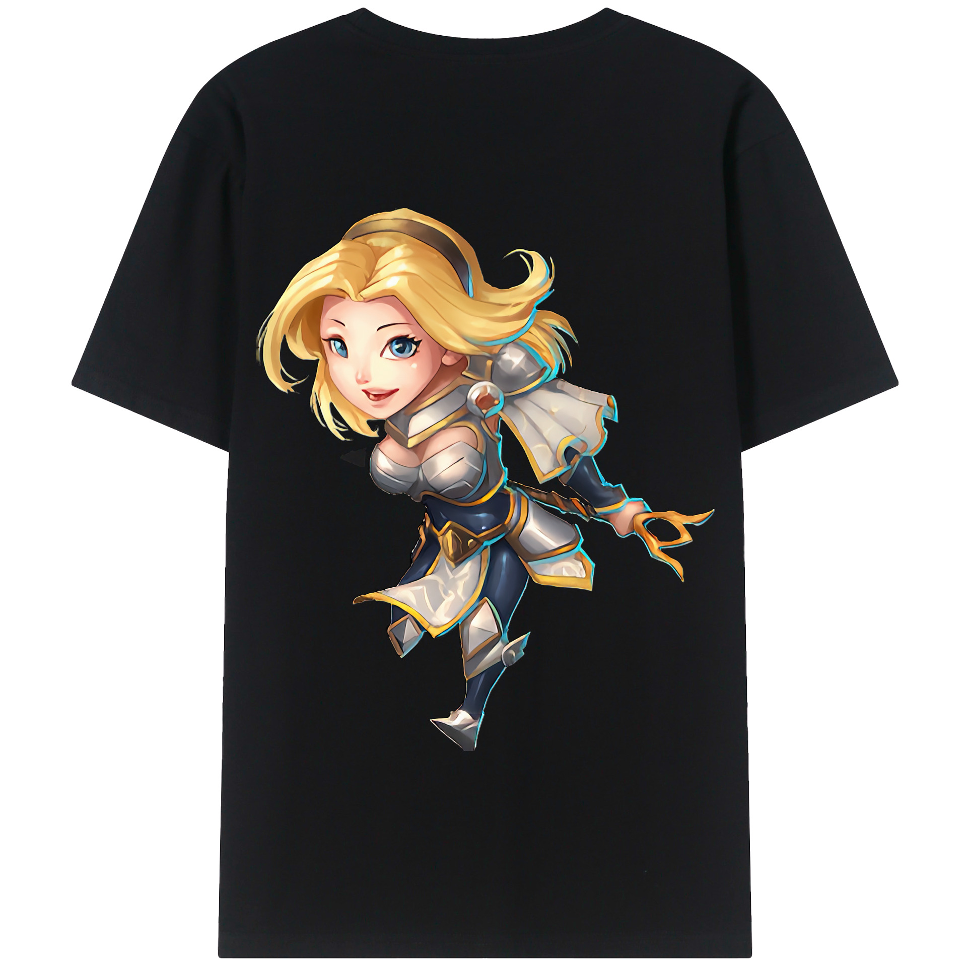 リーグ・オブ・レジェンド League of Legends LOL 綿100％半袖Tシャツ（背面プリント）