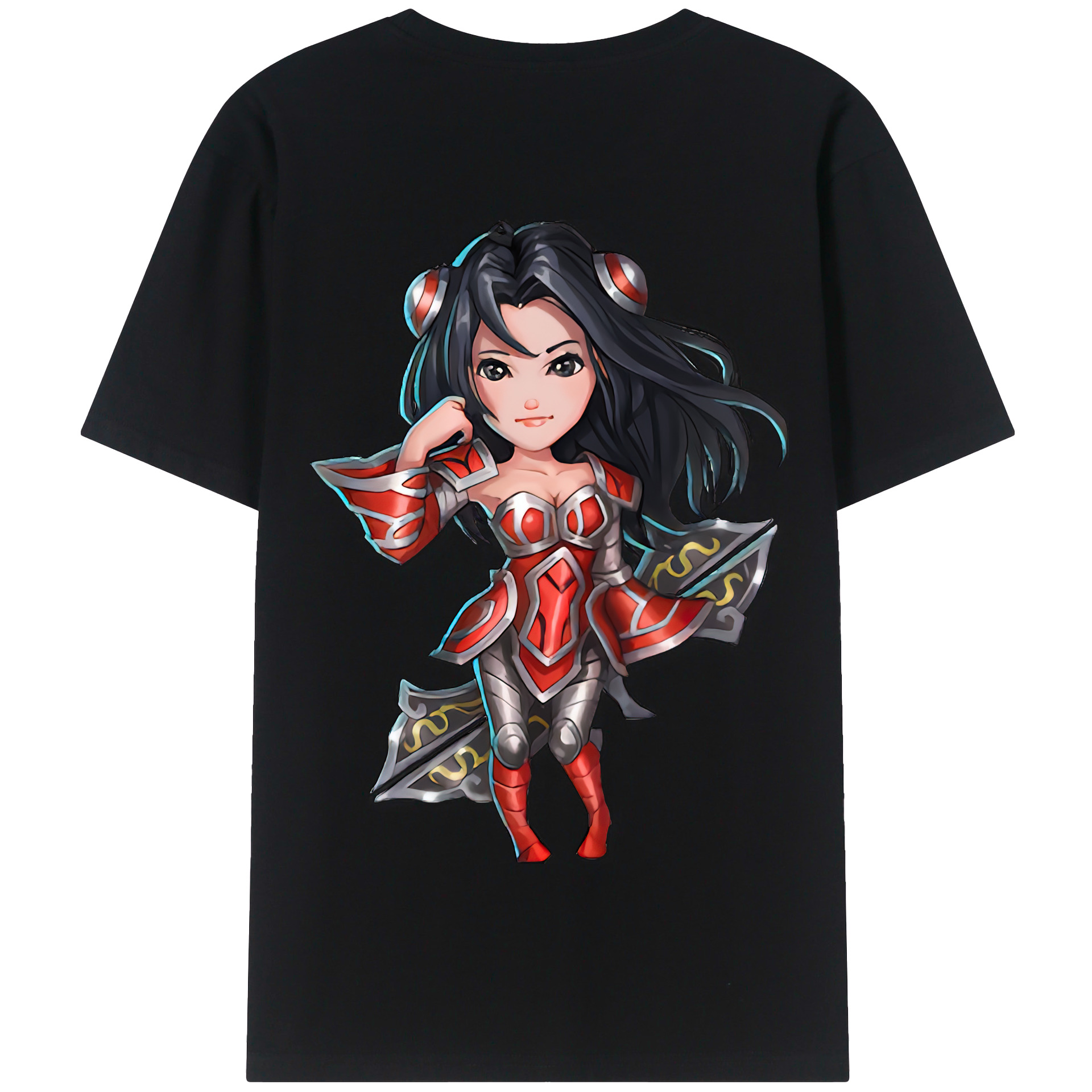 リーグ・オブ・レジェンド League of Legends LOL 綿100％半袖Tシャツ（背面プリント）