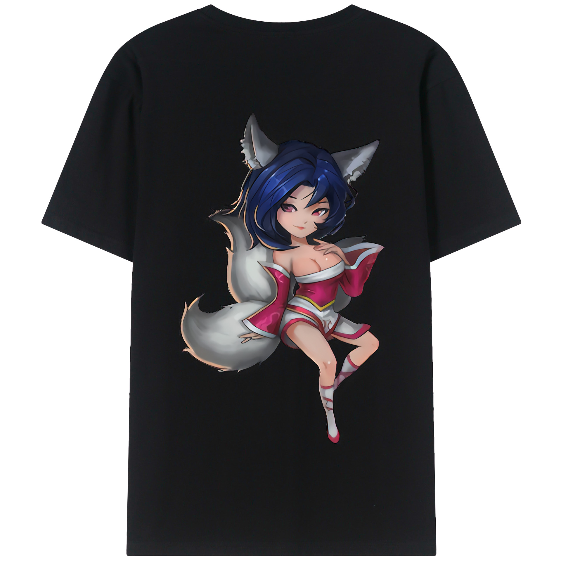 リーグ・オブ・レジェンド League of Legends LOL 綿100％半袖Tシャツ（背面プリント）