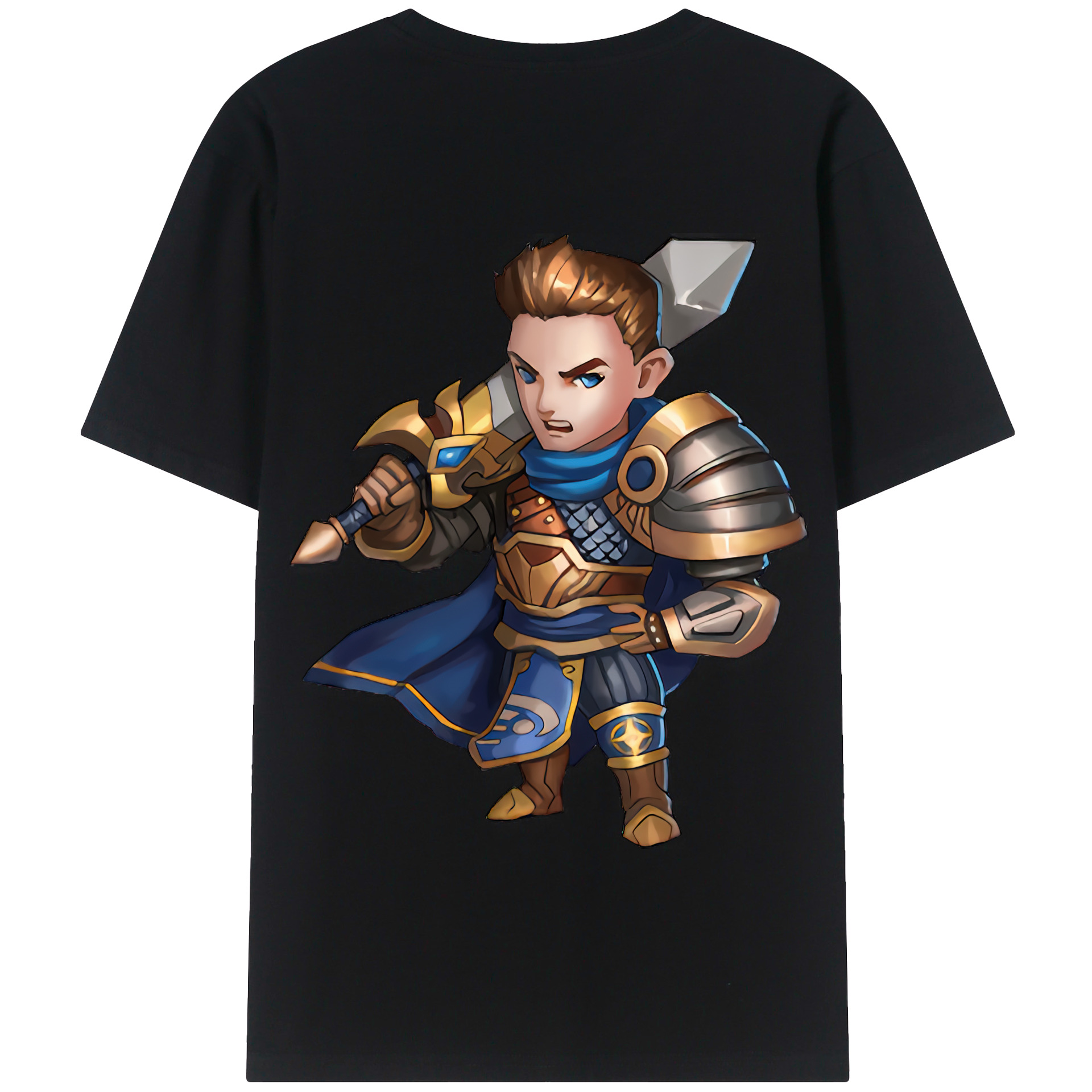 リーグ・オブ・レジェンド League of Legends LOL 綿100％半袖Tシャツ（背面プリント）