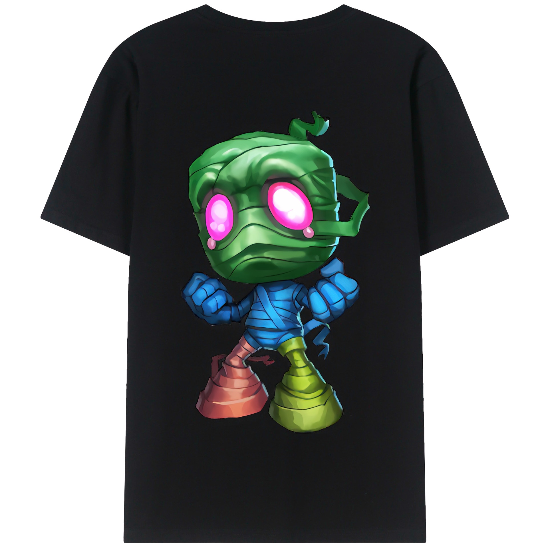 リーグ・オブ・レジェンド League of Legends LOL 綿100％半袖Tシャツ（背面プリント）