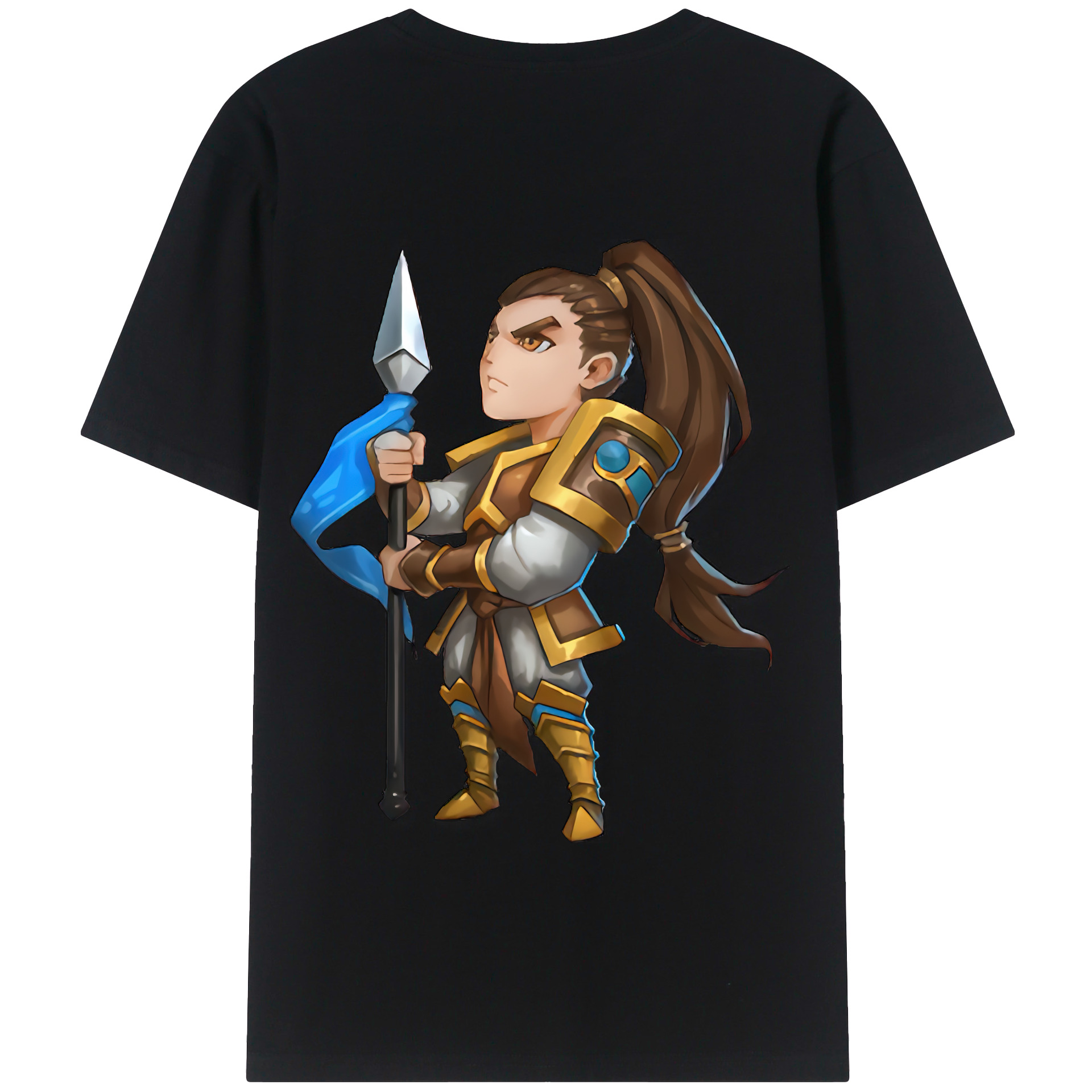 リーグ・オブ・レジェンド League of Legends LOL 綿100％半袖Tシャツ（背面プリント）