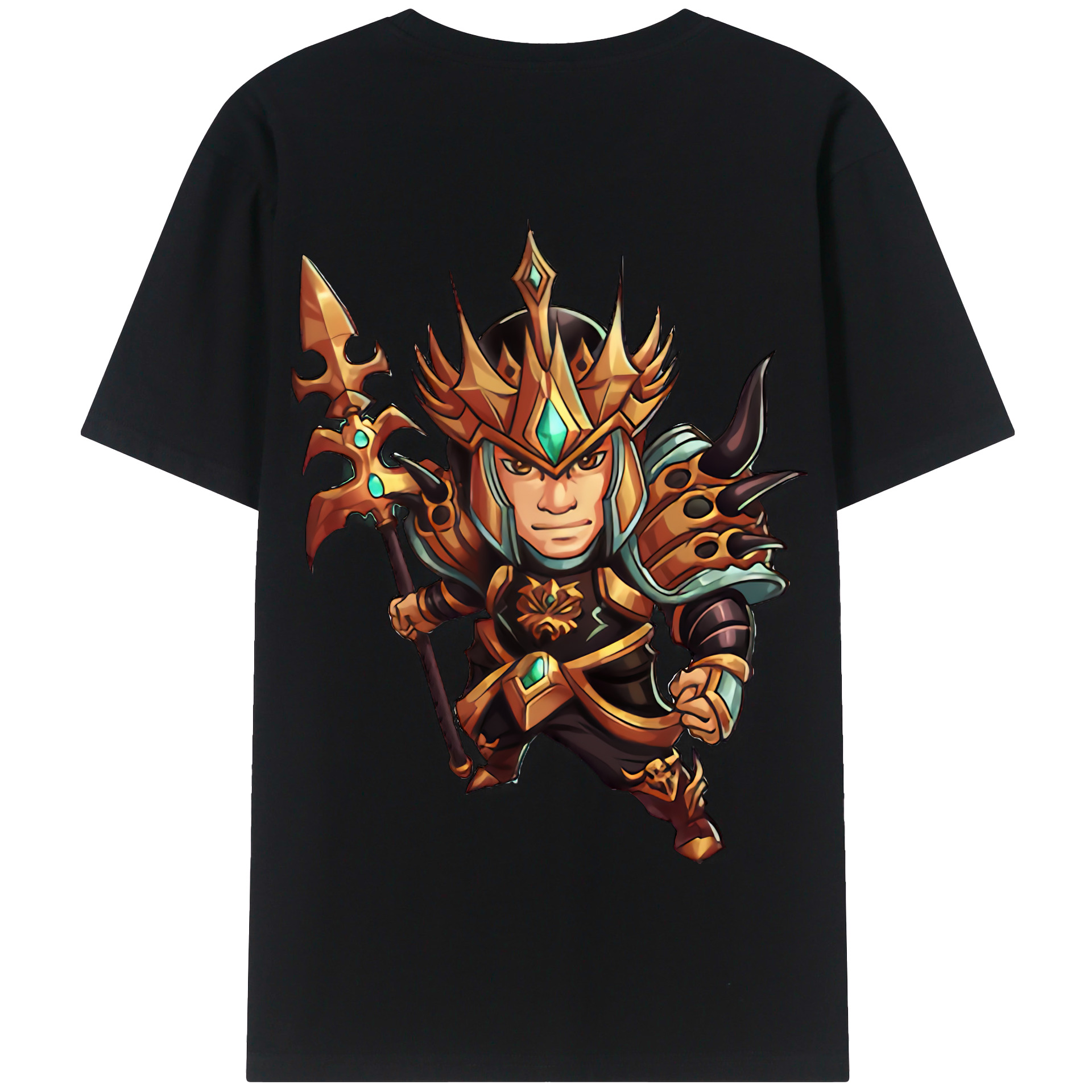 リーグ・オブ・レジェンド League of Legends LOL 綿100％半袖Tシャツ（背面プリント）