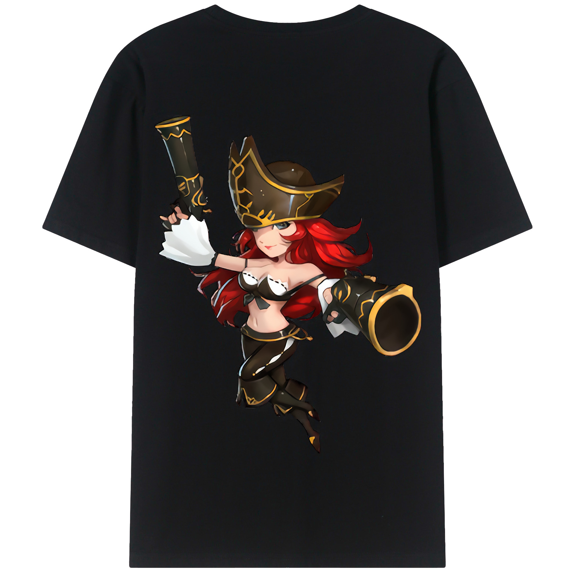 リーグ・オブ・レジェンド League of Legends LOL 綿100％半袖Tシャツ（背面プリント）