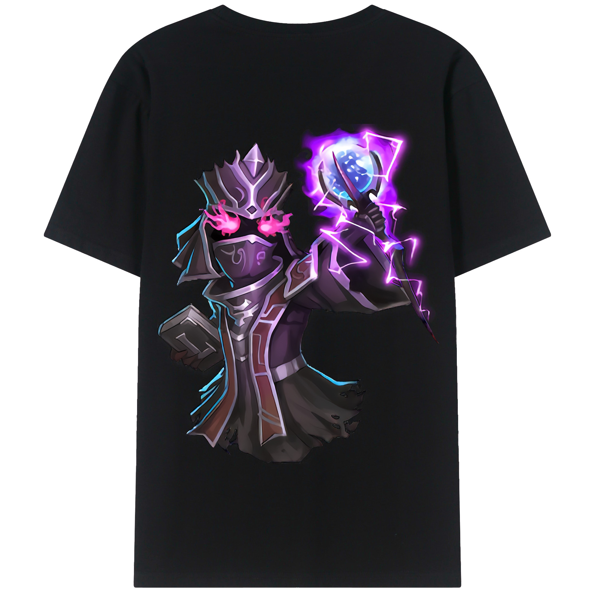 （画像用） リーグ・オブ・レジェンド League of Legends LOL 綿100％半袖Tシャツ（背面プリント）