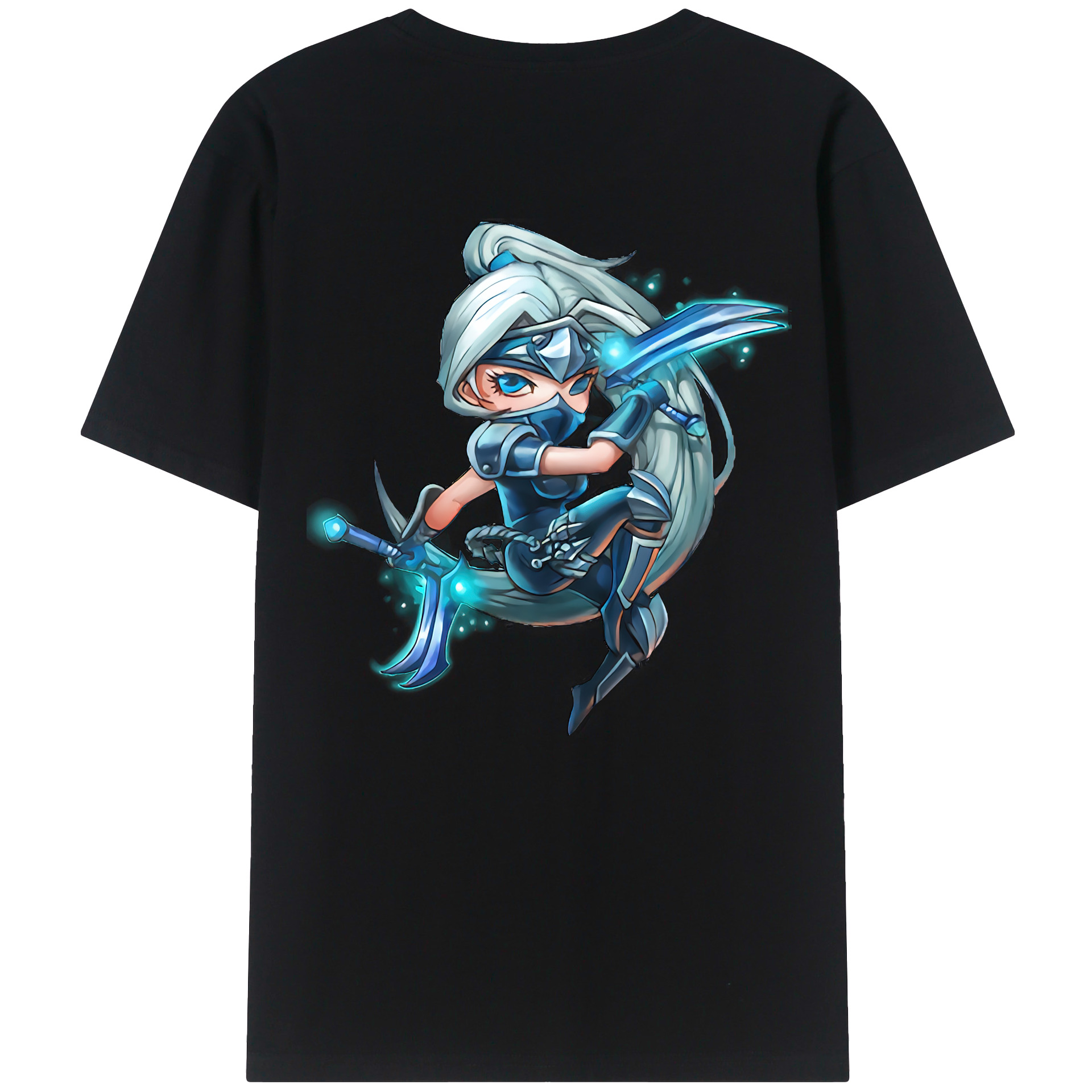 リーグ・オブ・レジェンド League of Legends LOL 綿100％半袖Tシャツ（背面プリント）