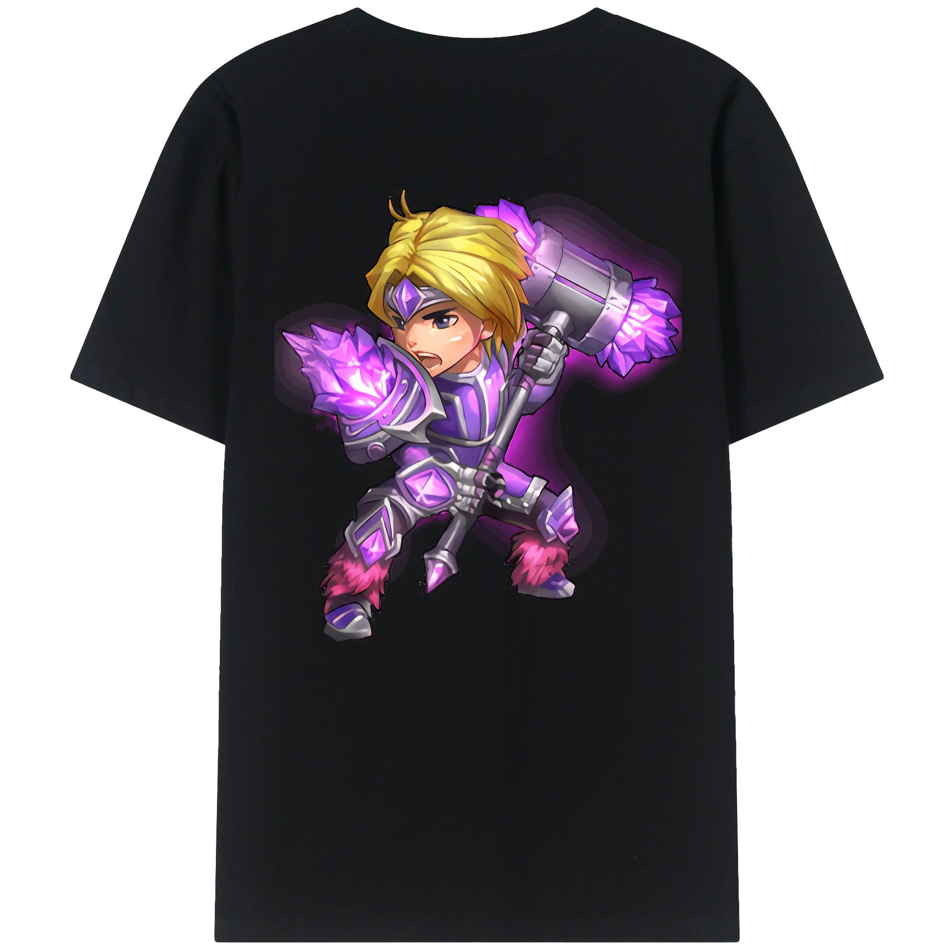 リーグ・オブ・レジェンド League of Legends LOL 綿100％半袖Tシャツ（背面プリント）