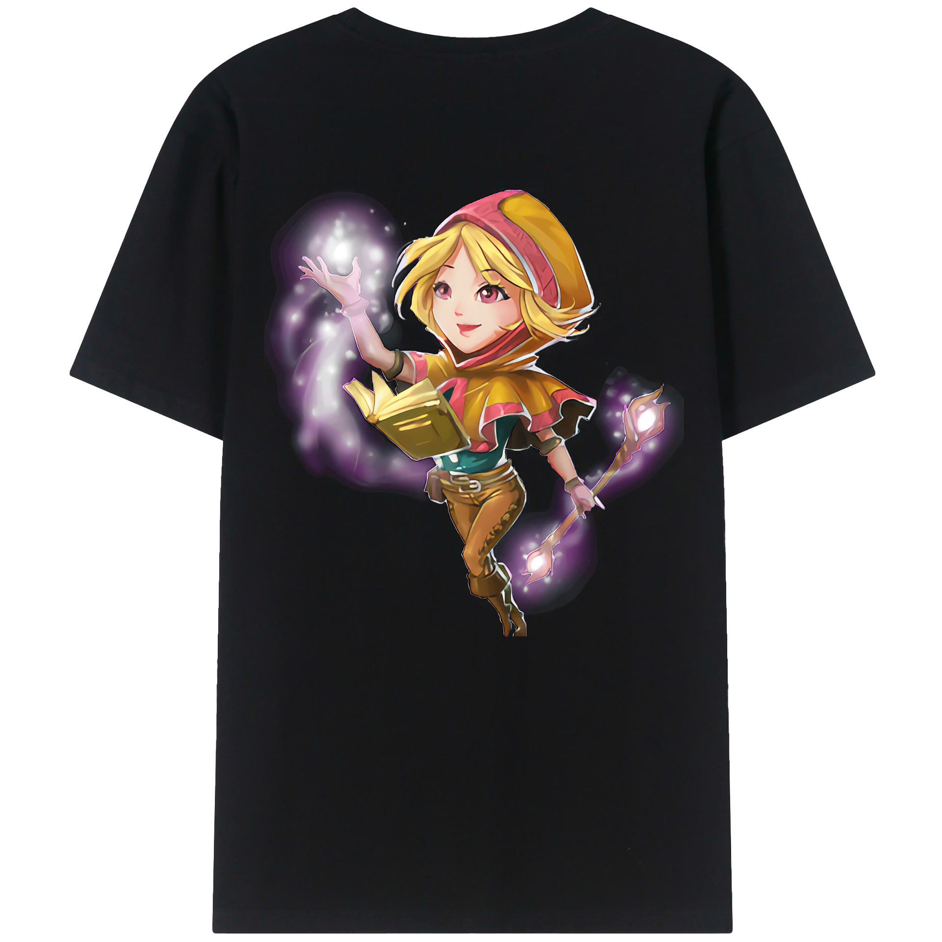 リーグ・オブ・レジェンド League of Legends LOL 綿100％半袖Tシャツ（背面プリント）